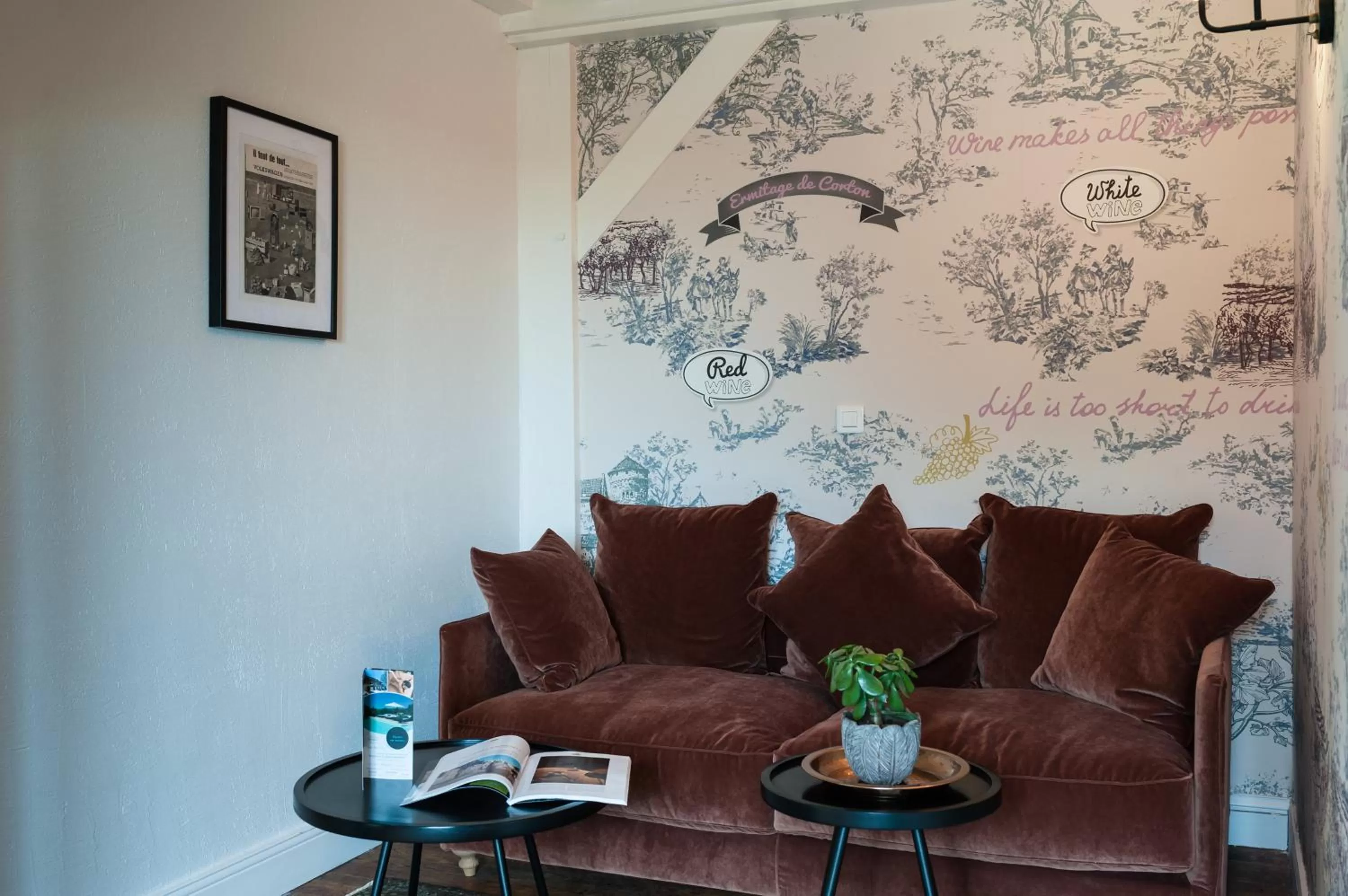 Seating area in Ermitage De Corton - Teritoria