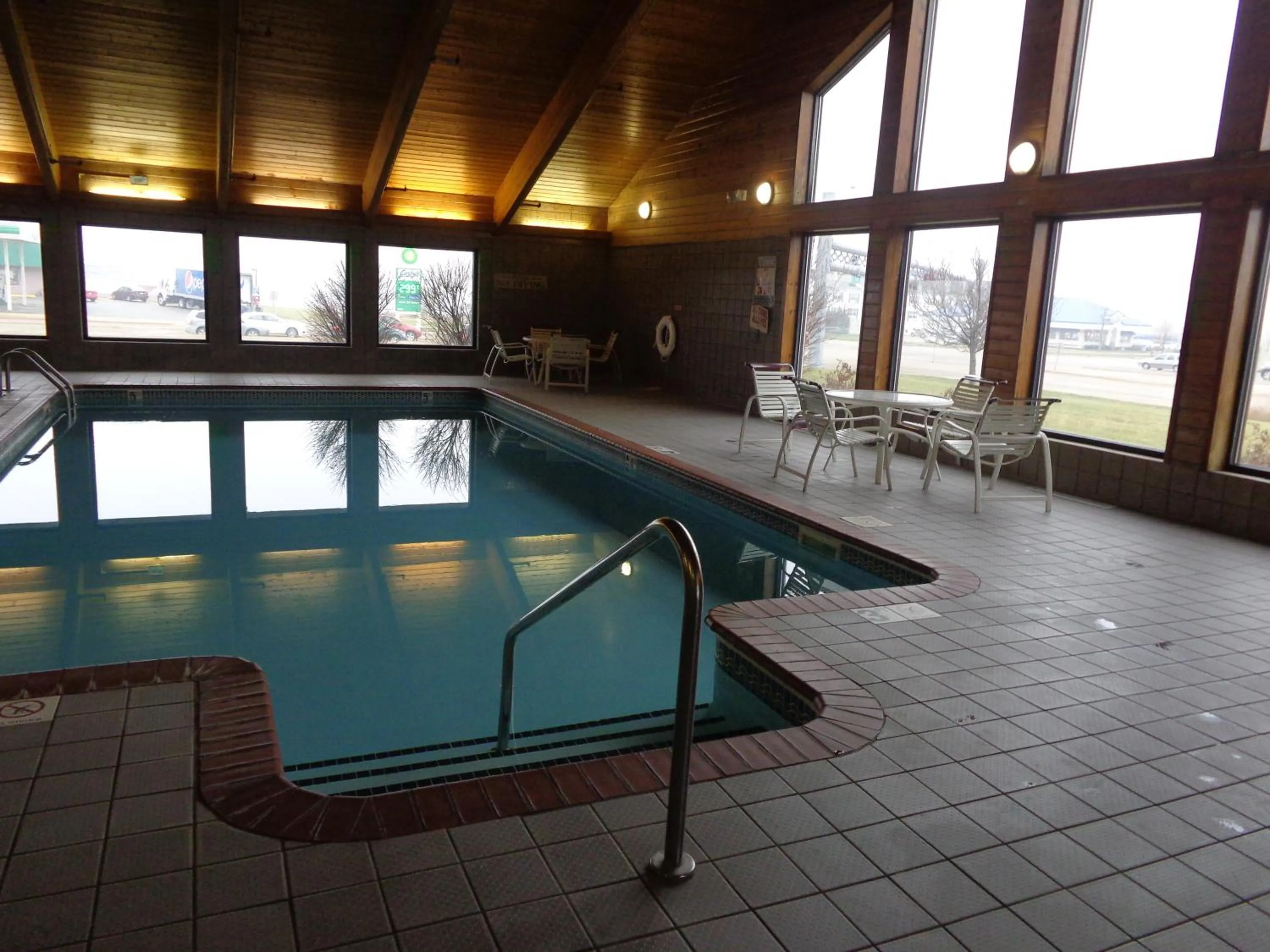 Swimming pool in AmericInn by Wyndham Coralville