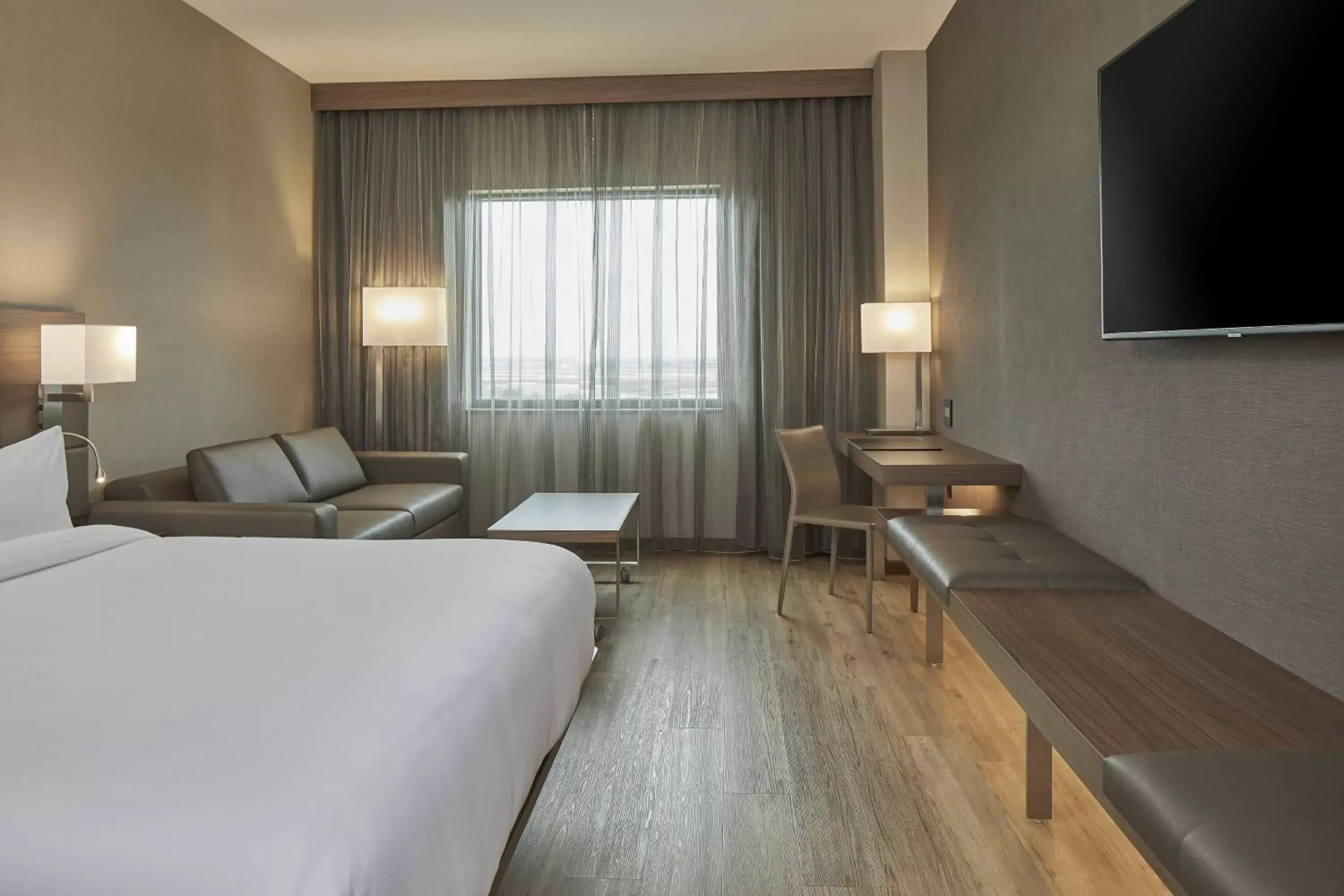 King Room with Adapted Tub - Mobility Accessible in AC Hotel by Marriott Atlanta Airport Gateway King Room with Adapted Tub - Mobility Accessible in AC Hotel by Marriott Atlanta Airport Gateway