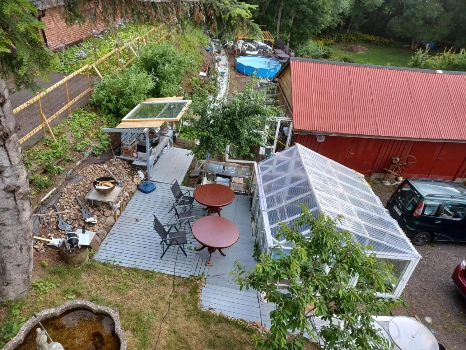 Garden view, Bird's-eye View in Stop at The Cross