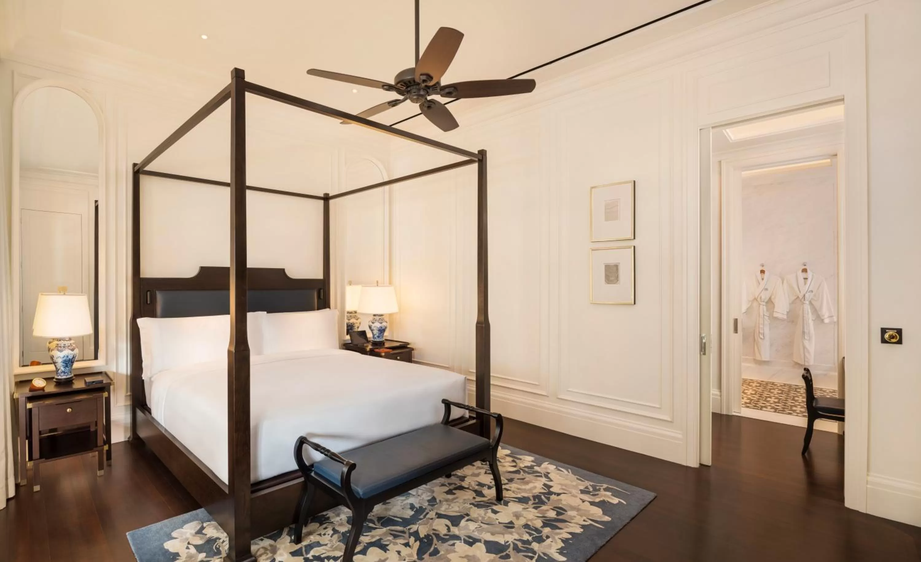 Bed in Raffles Singapore