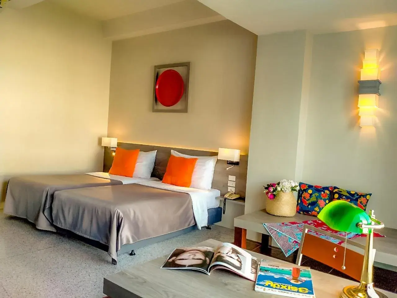 Deluxe Double or Twin Room in Sino House Phuket Hotel - SHA Plus Deluxe Double or Twin Room in Sino House Phuket Hotel - SHA Plus