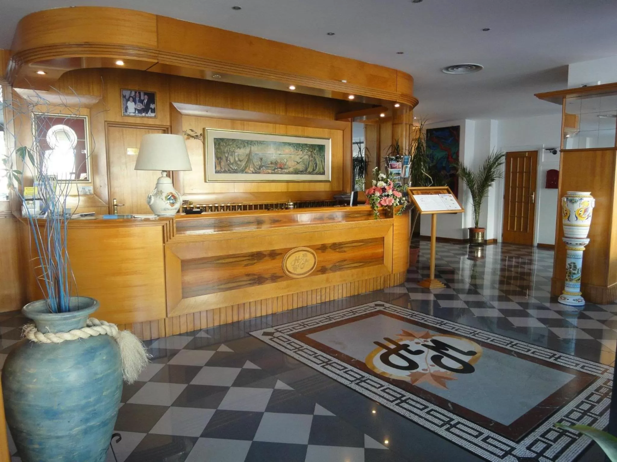 Lobby or reception in Platani Hotel