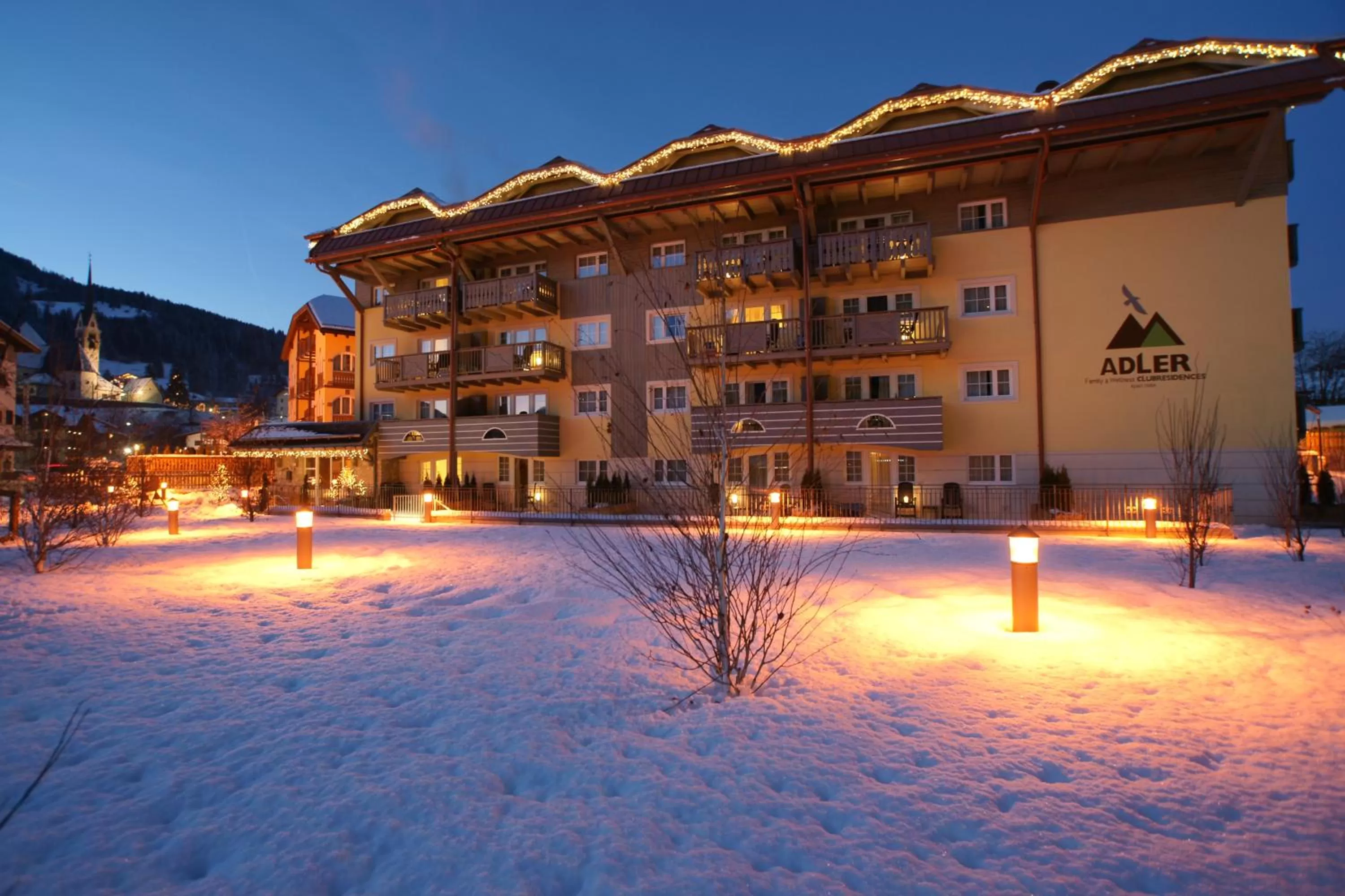 Winter, Property Building in Adler Family and Wellness ApartHotel
