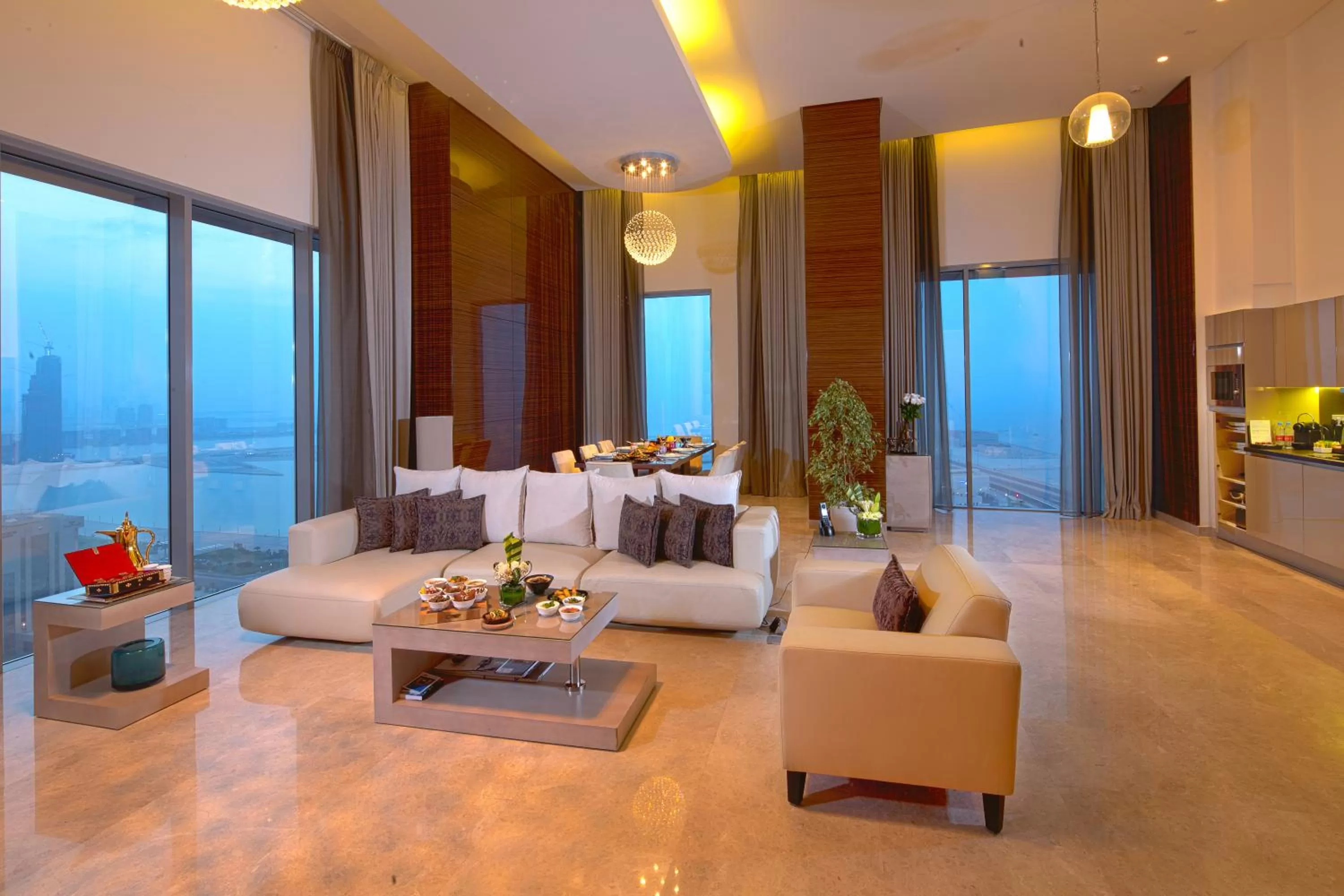 Living room in Fraser Suites Diplomatic Area Bahrain