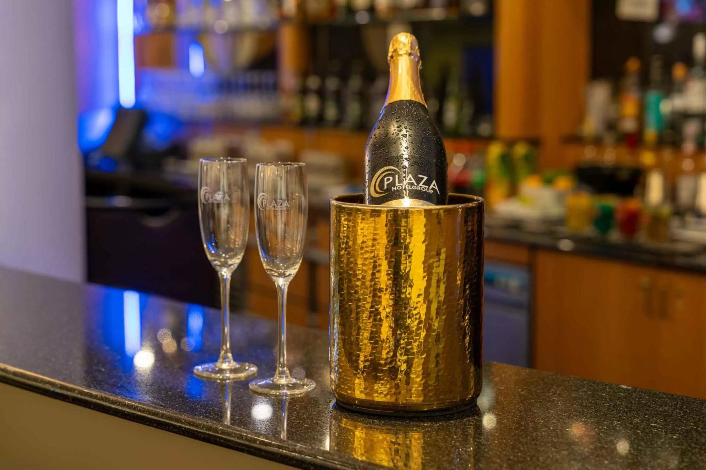 Alcoholic drinks in PLAZA Premium Wien