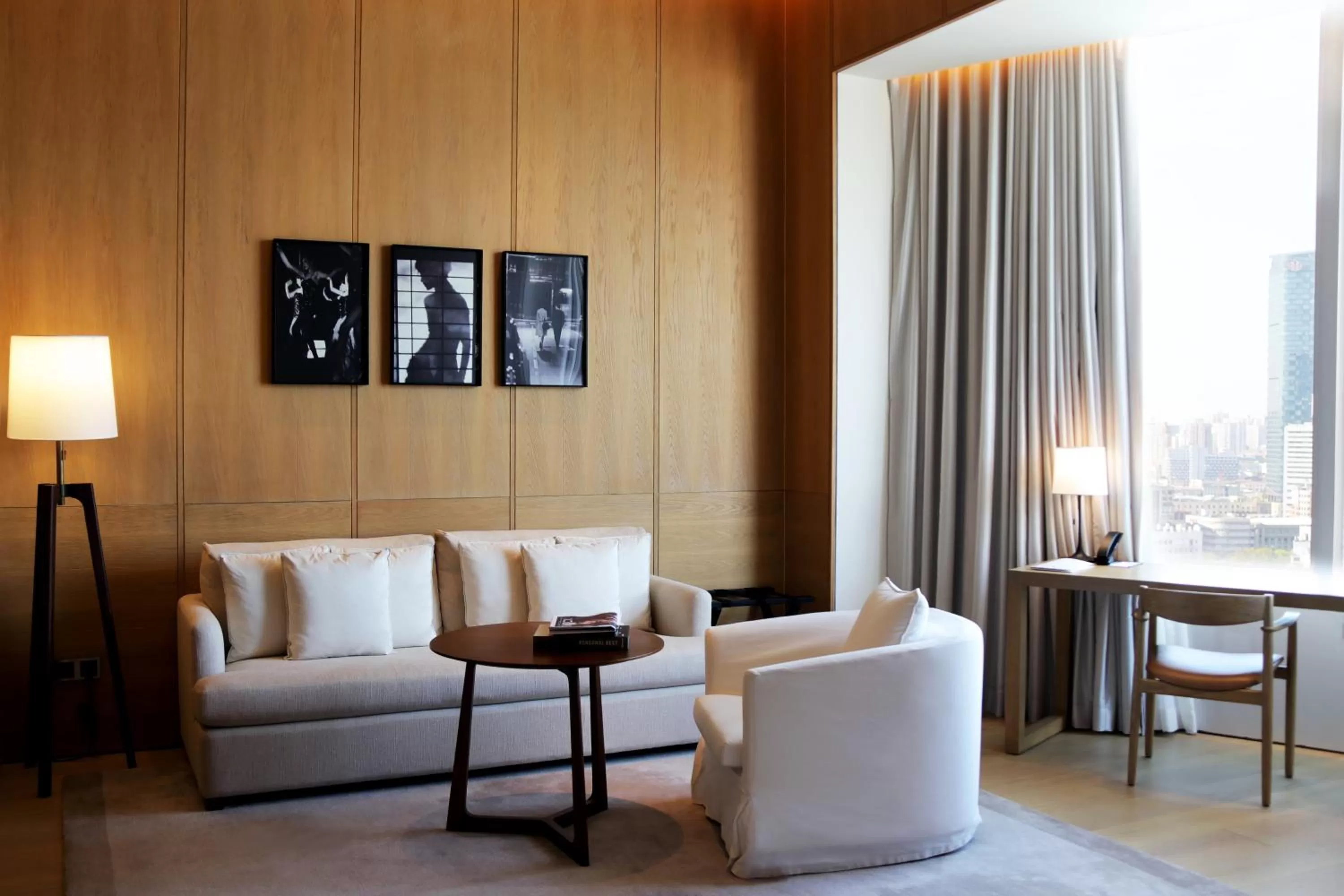 Seating area in The Shanghai EDITION