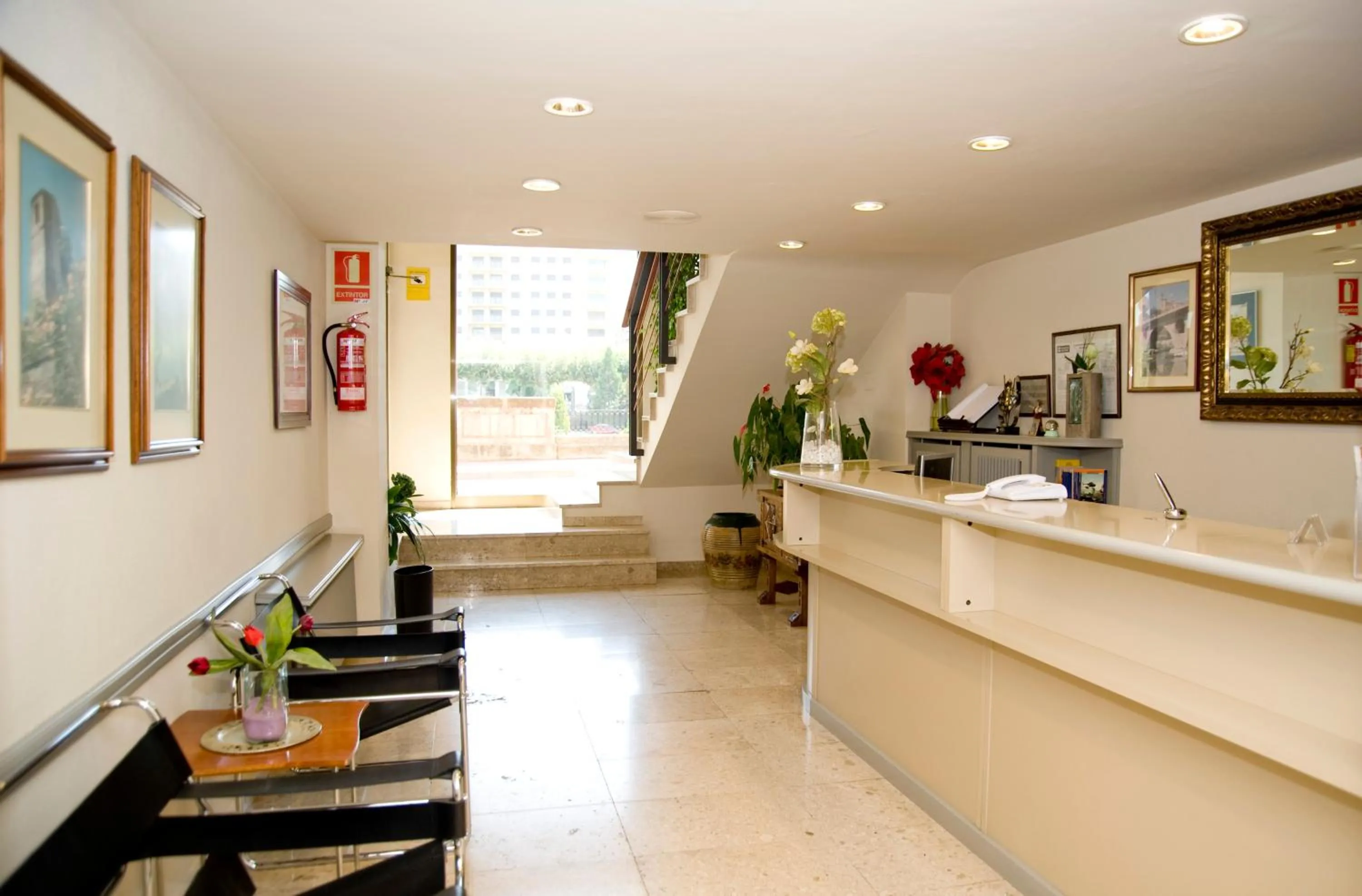 Lobby or reception in Hotel Balaguer