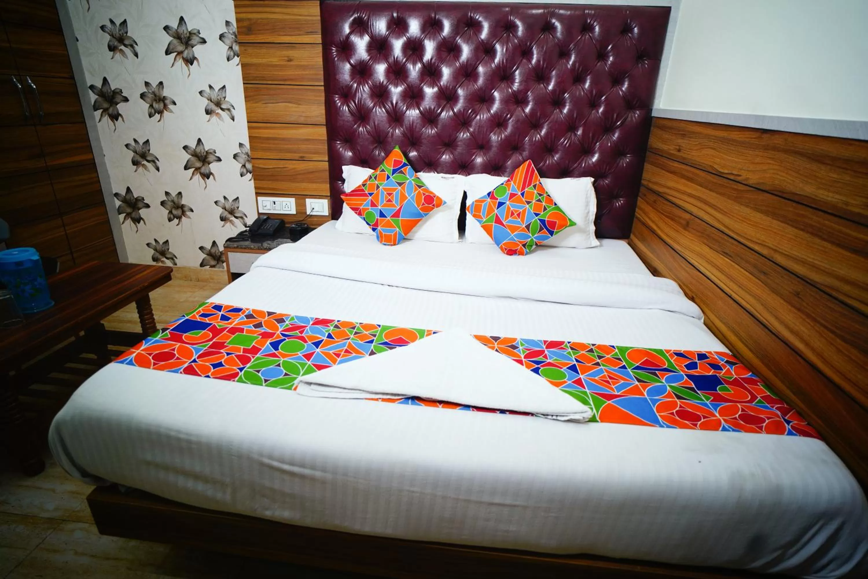 Bed in Hotel Delhi Darshan Deluxe-By RSL Hospitality