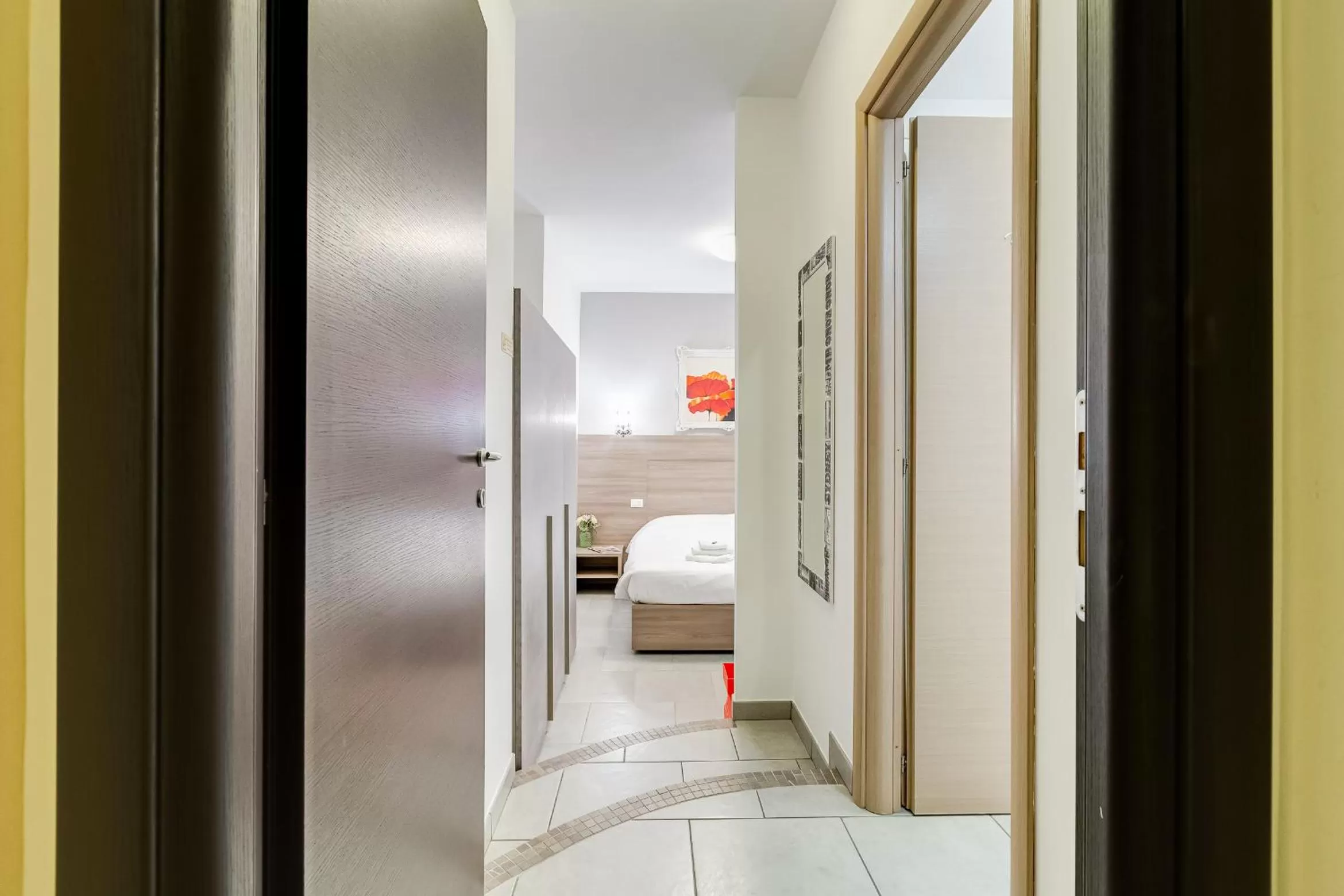 Bathroom, Bed in B&B Casa Der Poeta