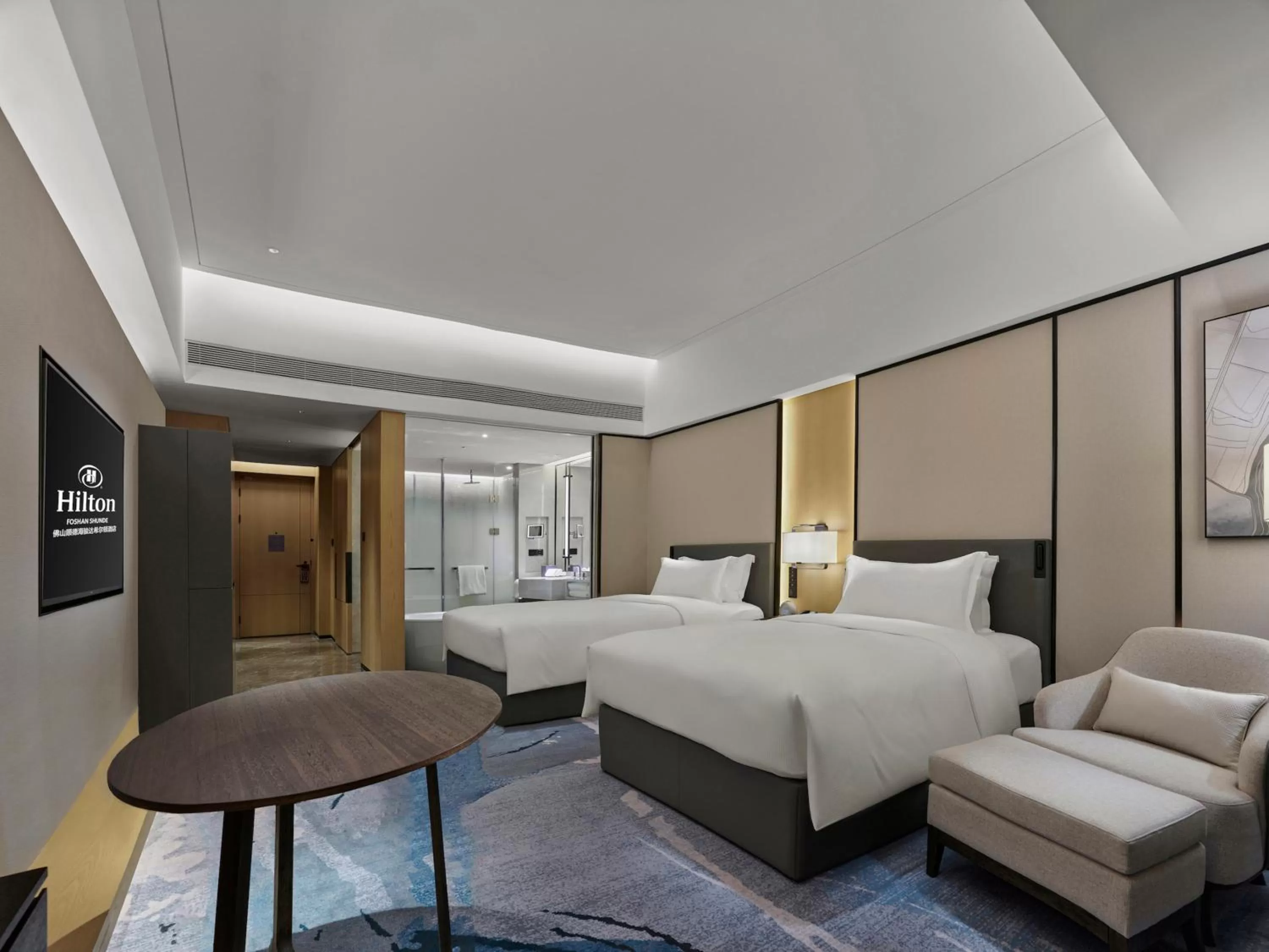 Bed in Hilton Foshan Shunde