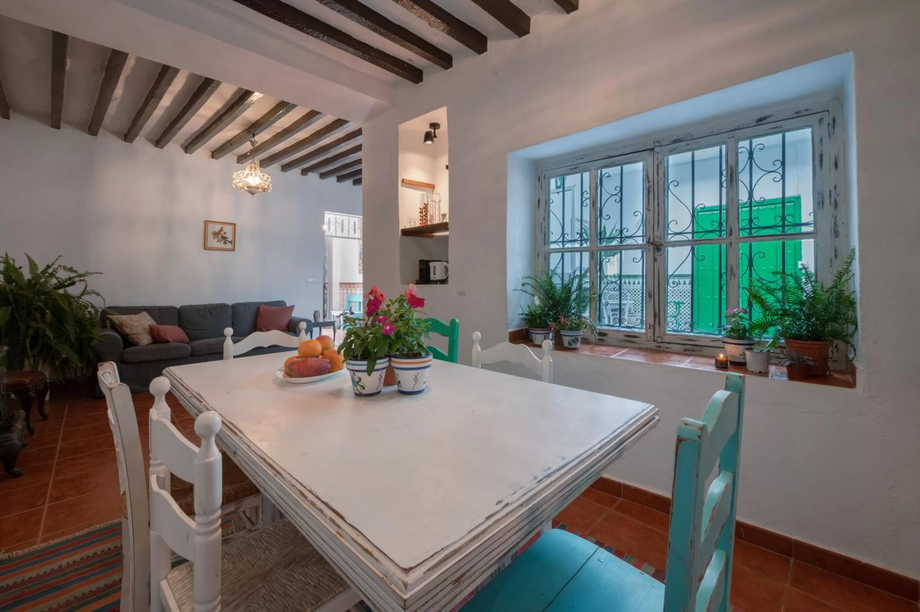 Living room in Encanto Guesthouse