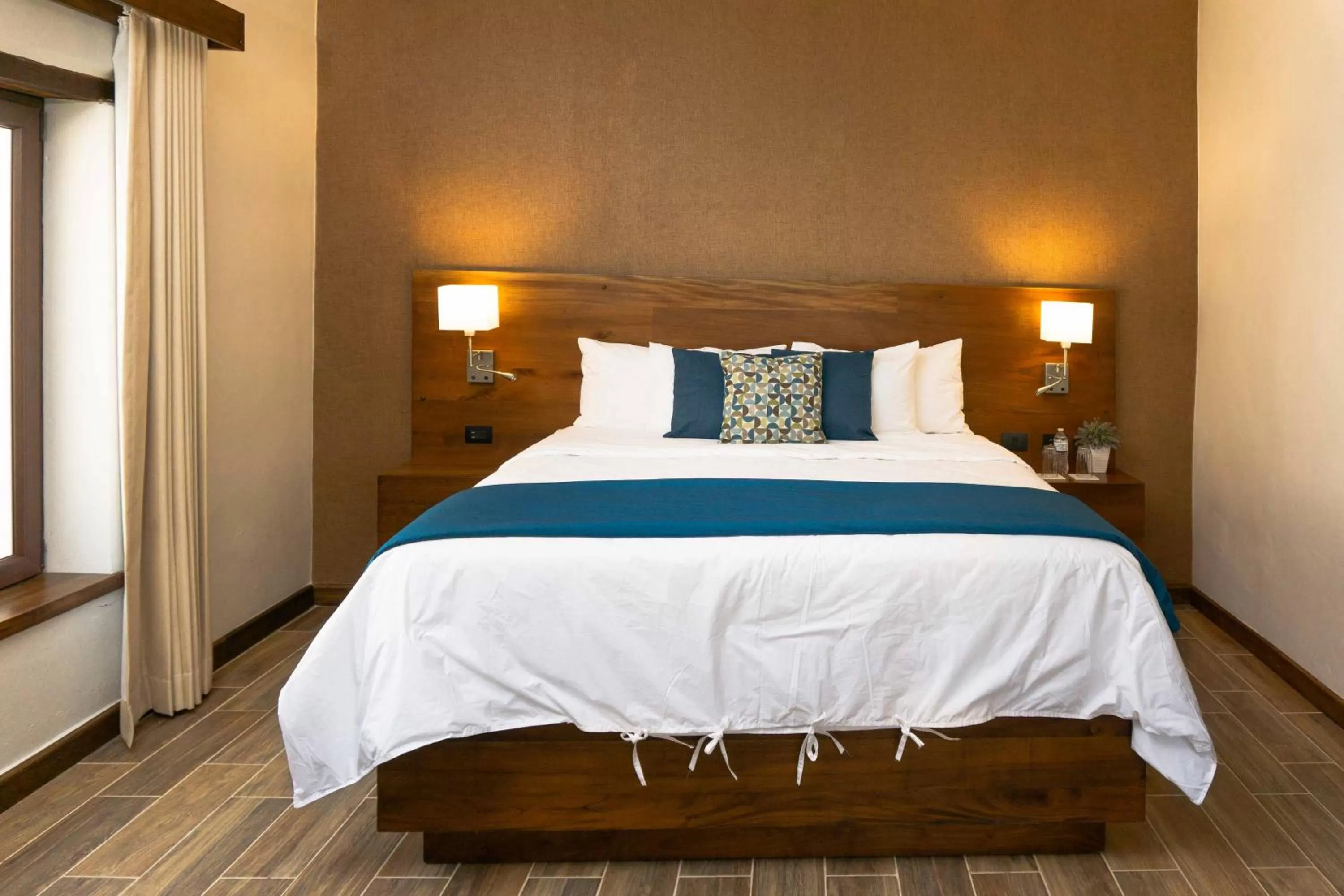 Bed in Casa Villamil Boutique Hotel