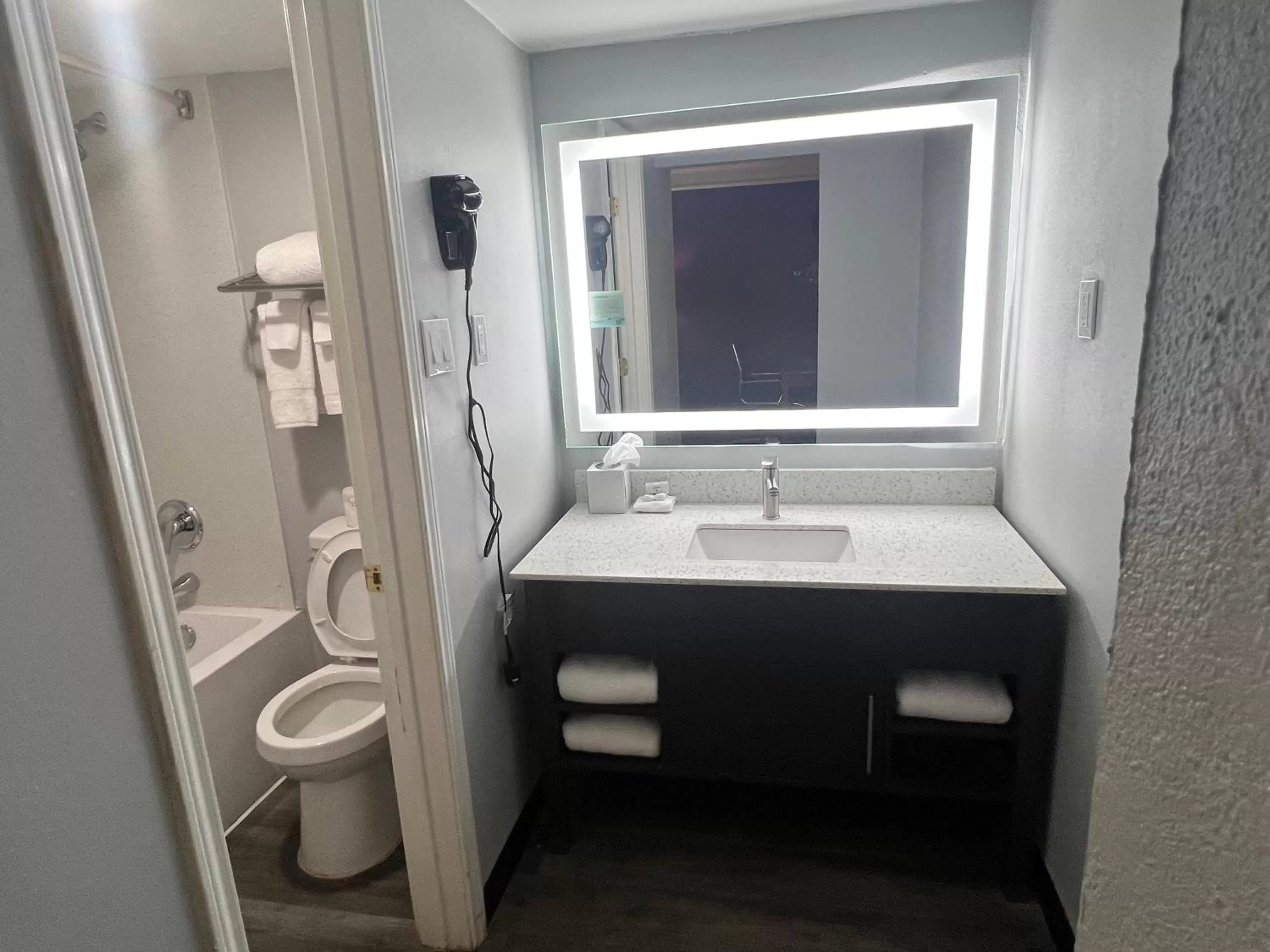 Bathroom in La Quinta Inn by Wyndham Amarillo Mid-City