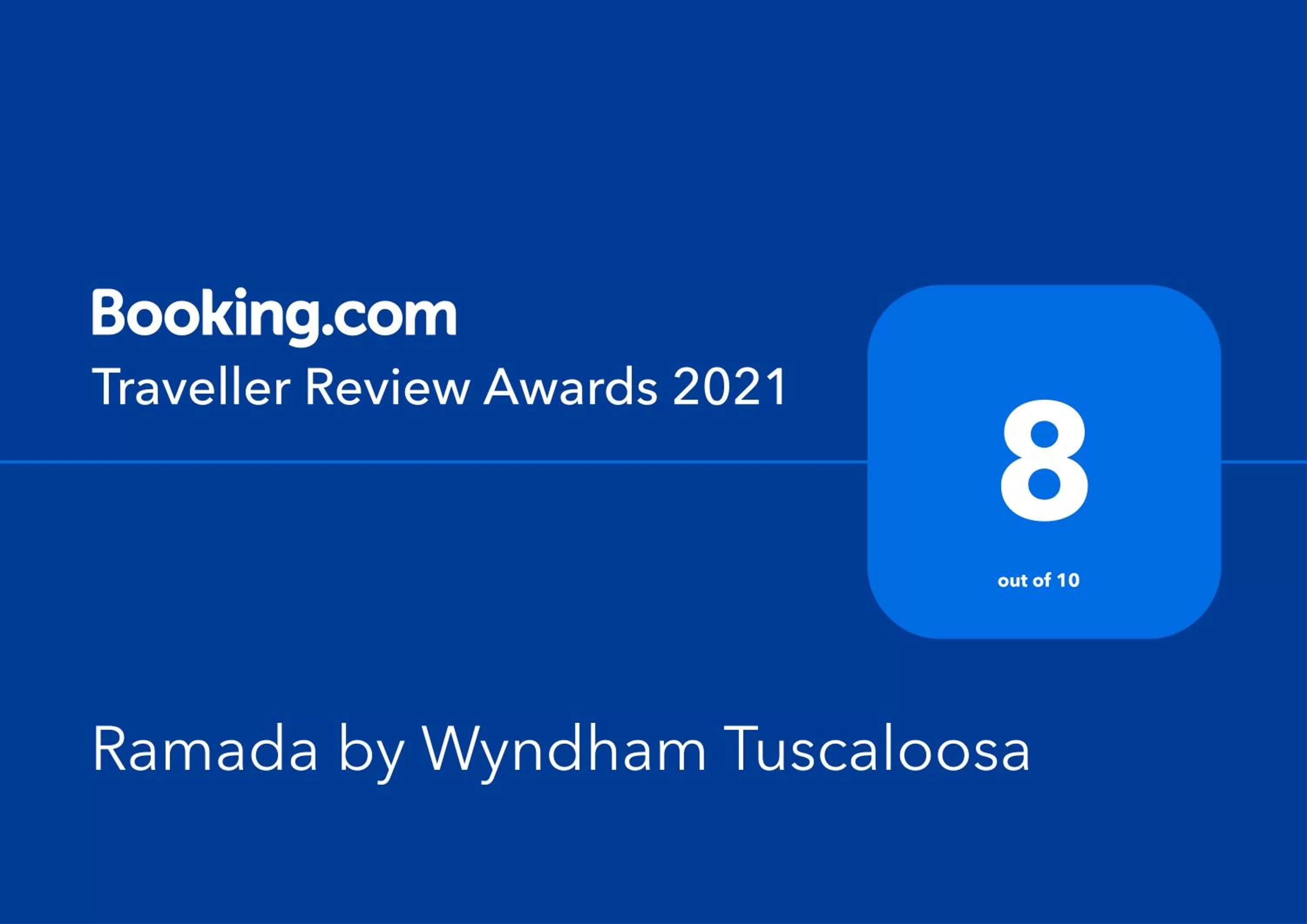 Certificate/Award in Ramada by Wyndham Tuscaloosa