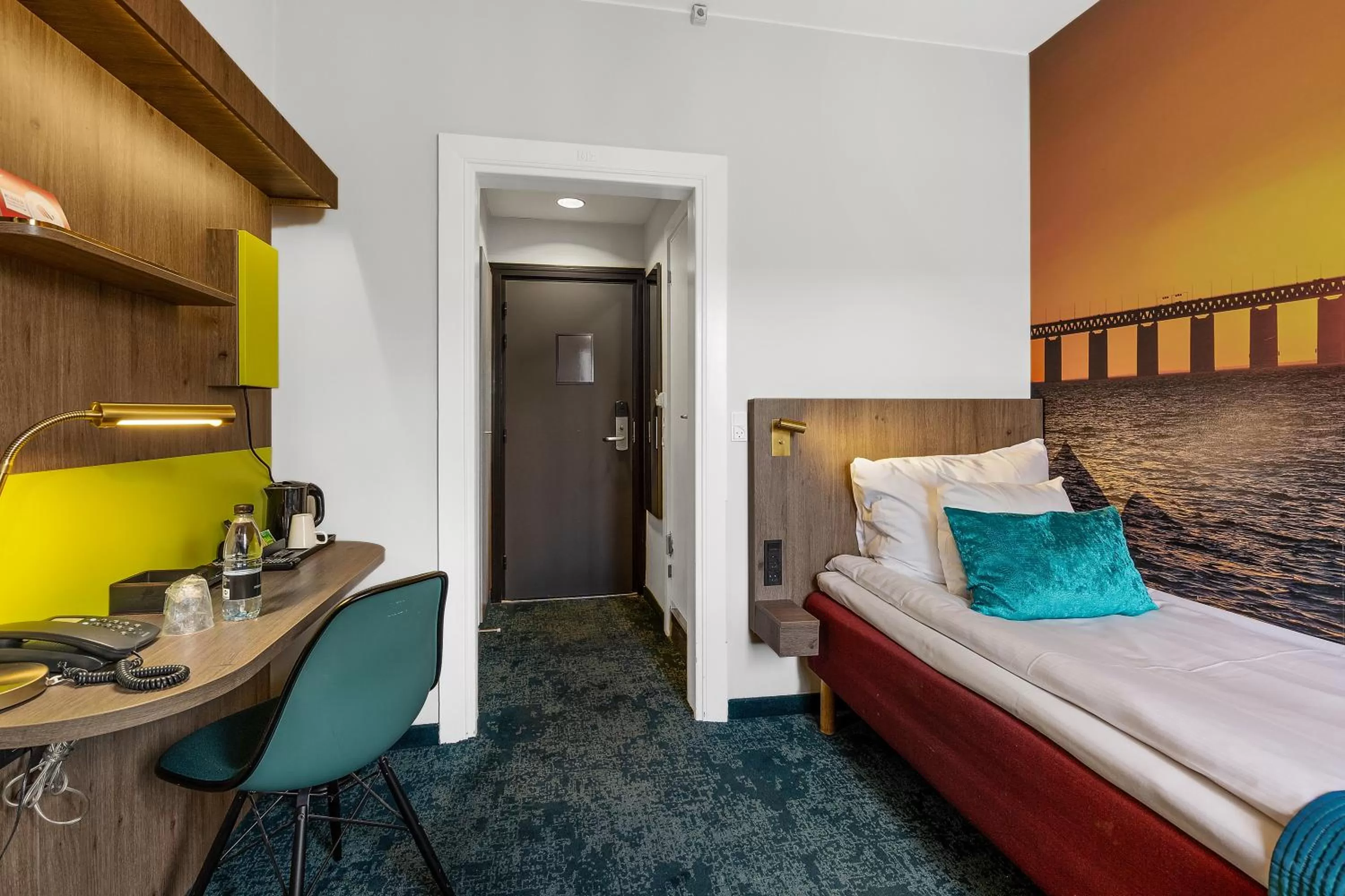 Bed in ProfilHotels Richmond