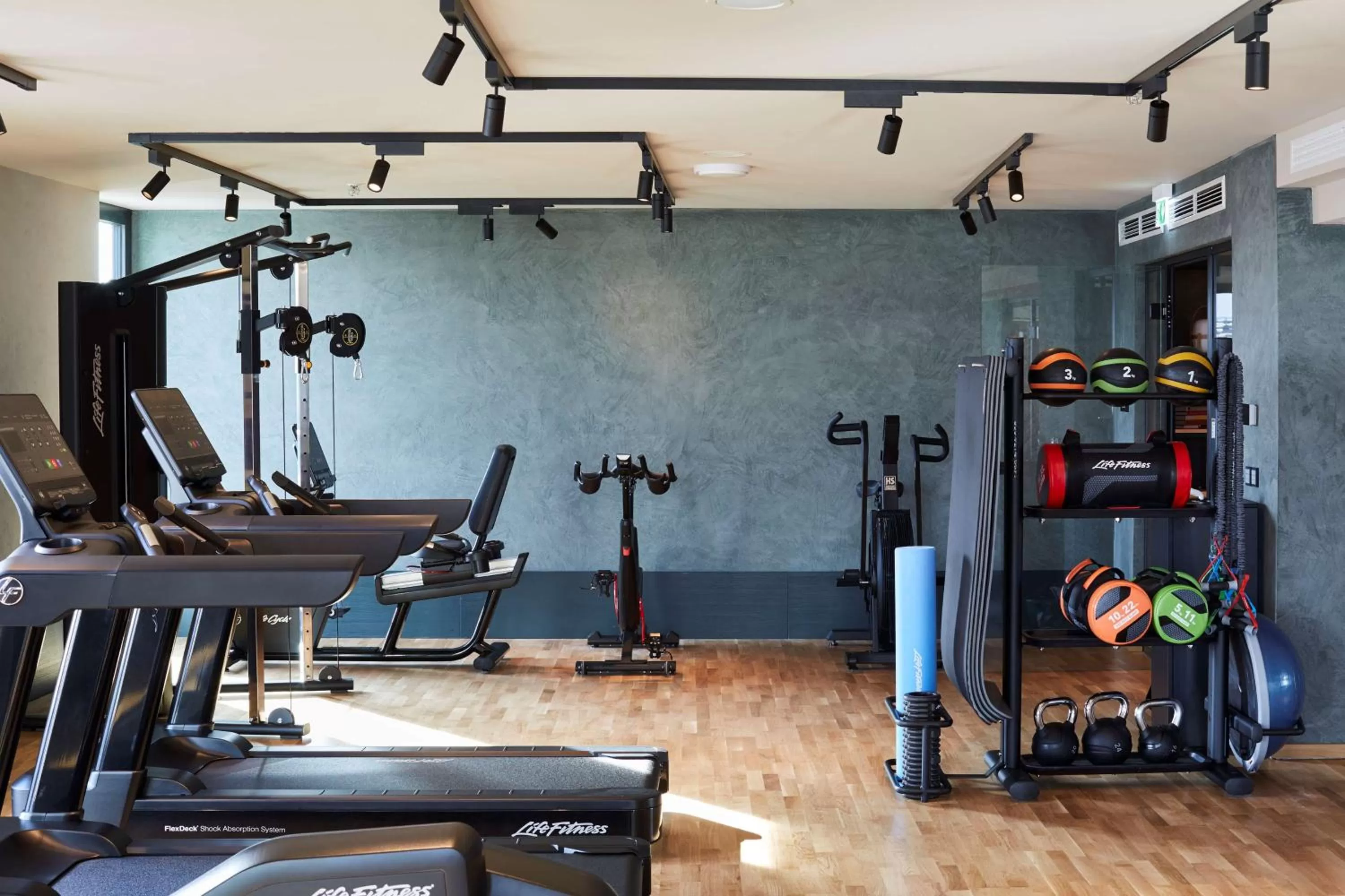 Fitness centre/facilities in Scandic Frankfurt Hafenpark