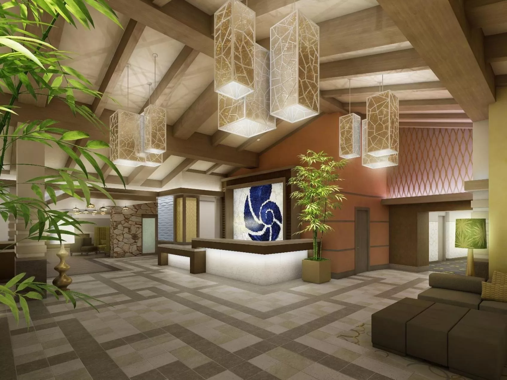 Lobby or reception in Hotel Indigo East End by IHG