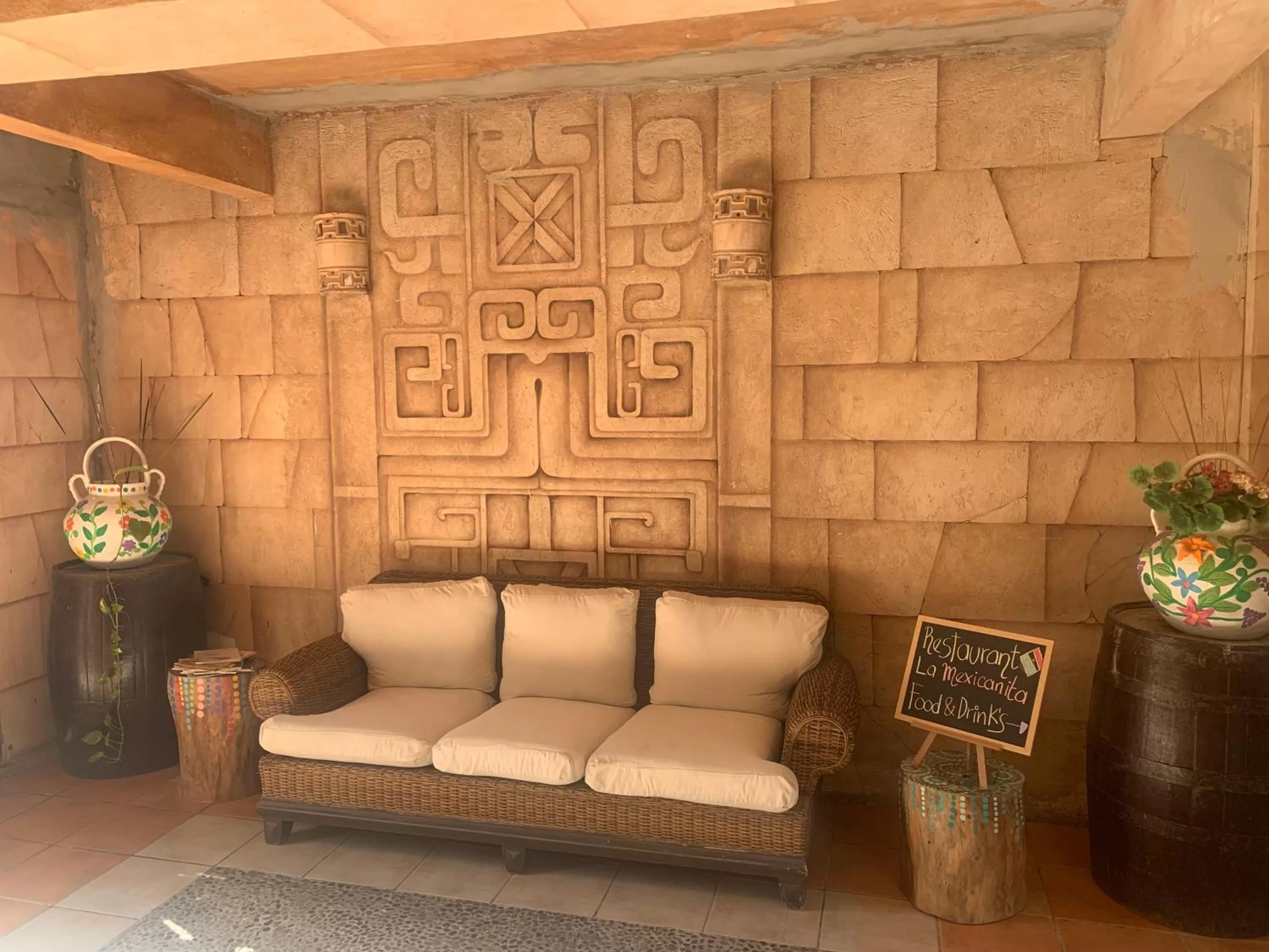 Living room in Casa CARIBE Cancun