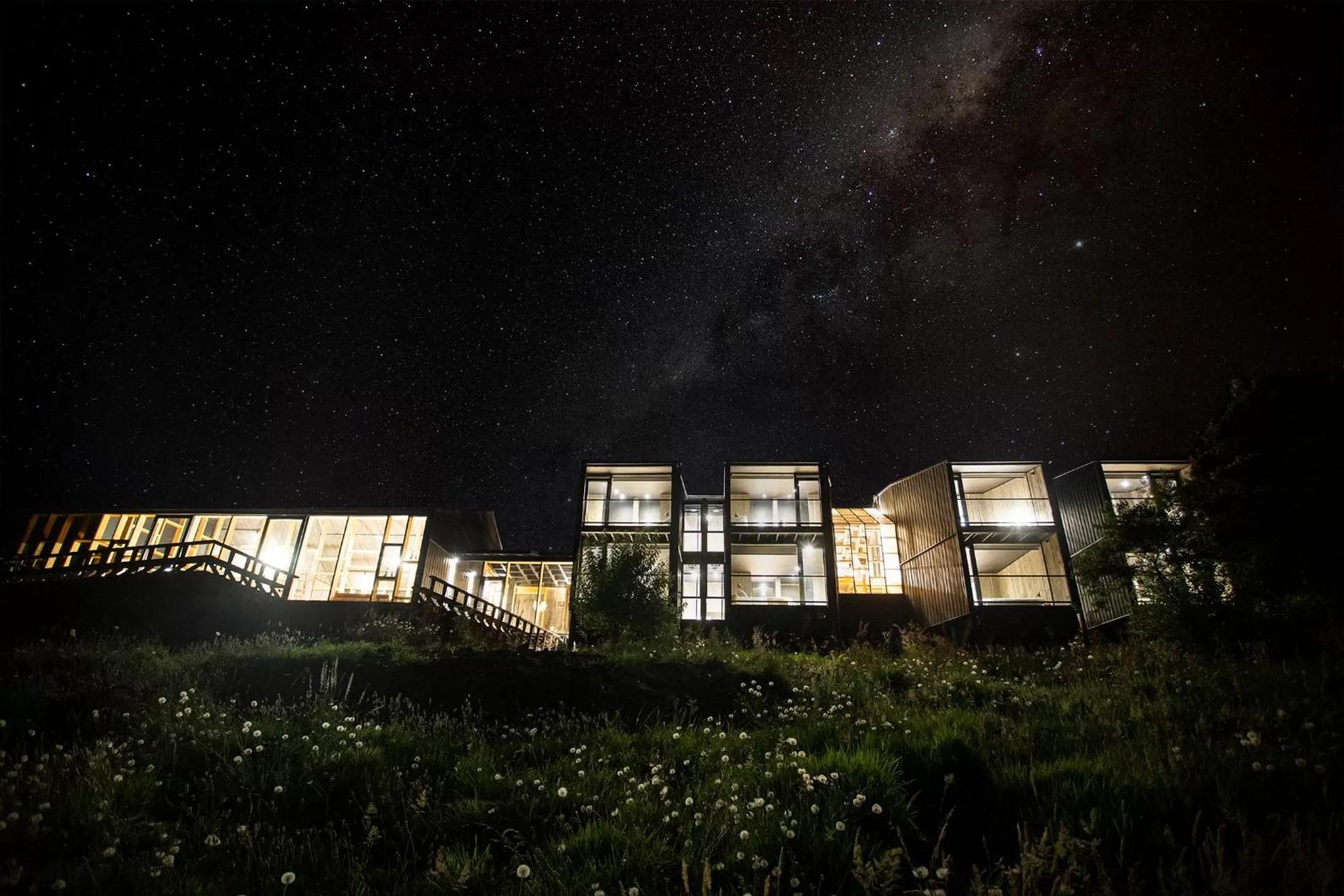 Night, Property Building in Hotel & Cava Estancia Rilán