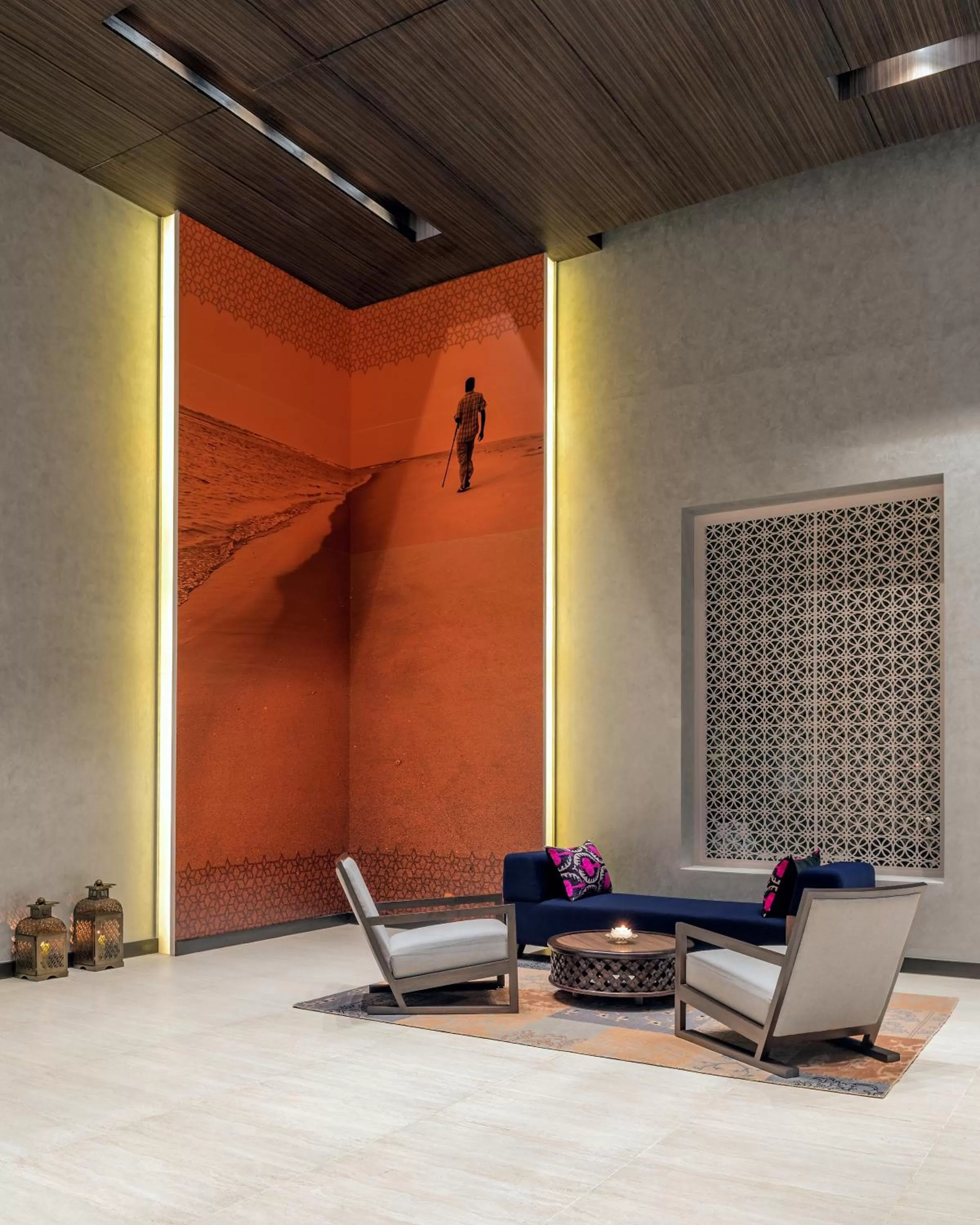 Lobby or reception in The Residency Towers, Rameswaram