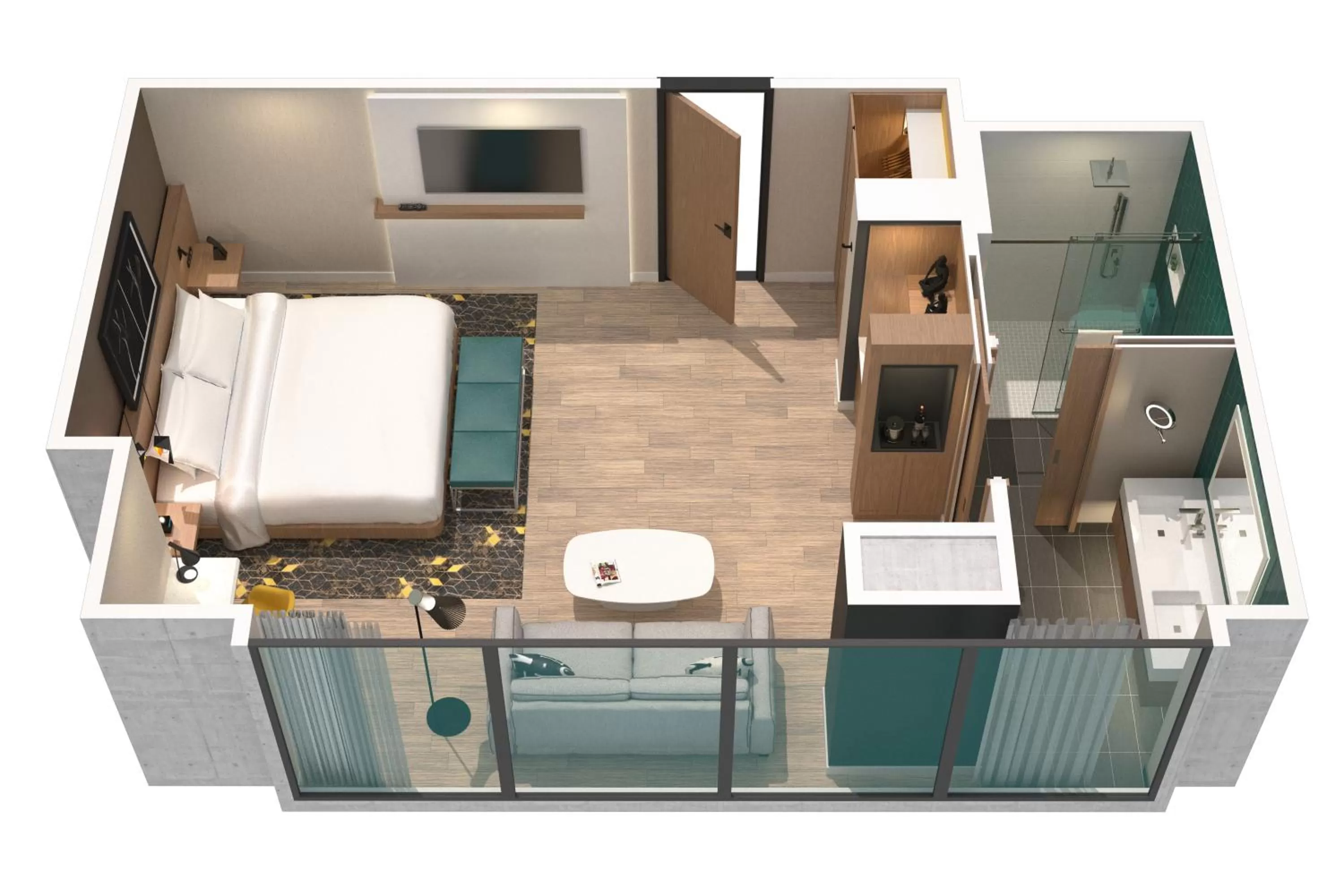 Bedroom in Humaniti Hotel Montreal, Autograph Collection