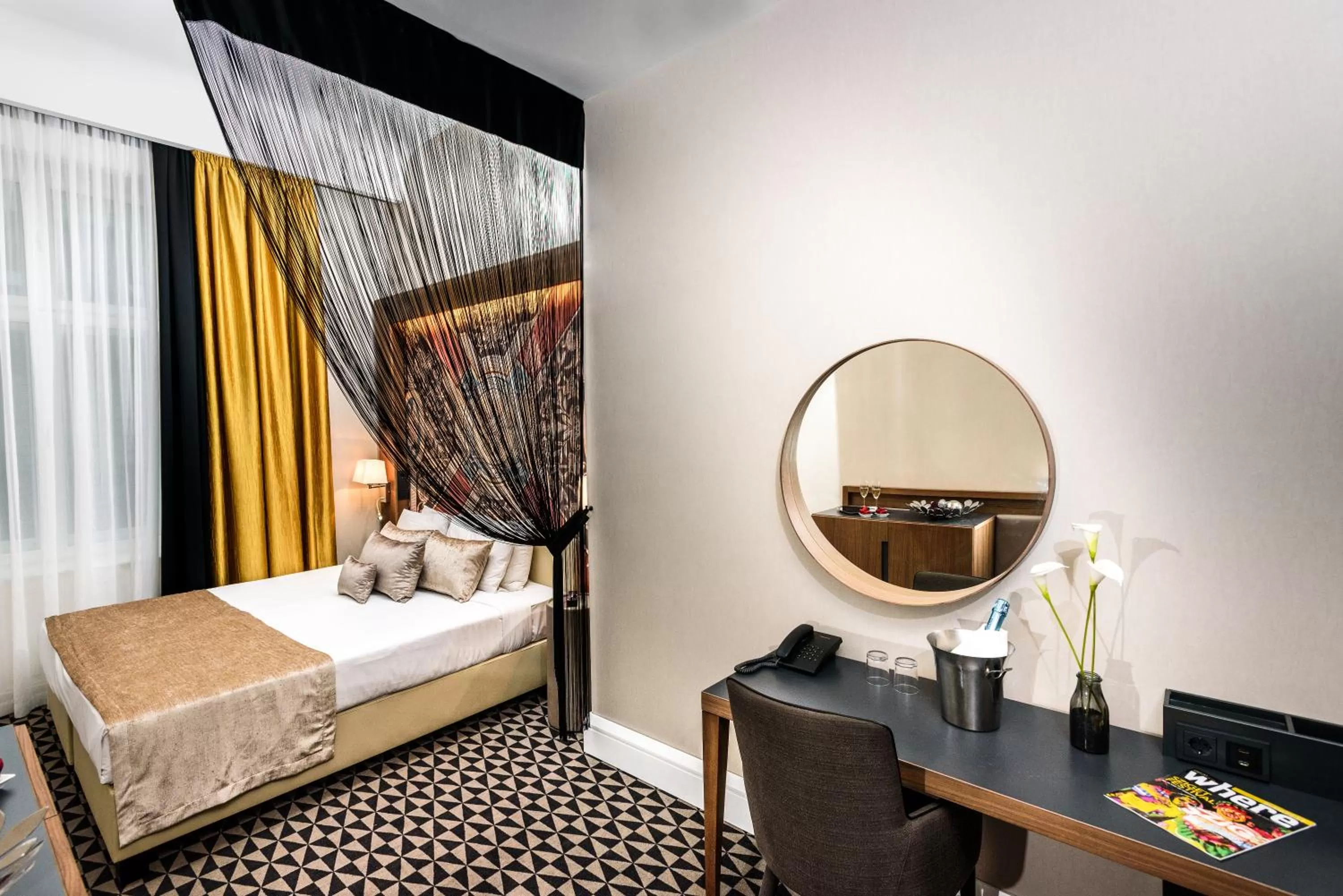 Bedroom, Bed in Hotel Moments Budapest by Continental Group