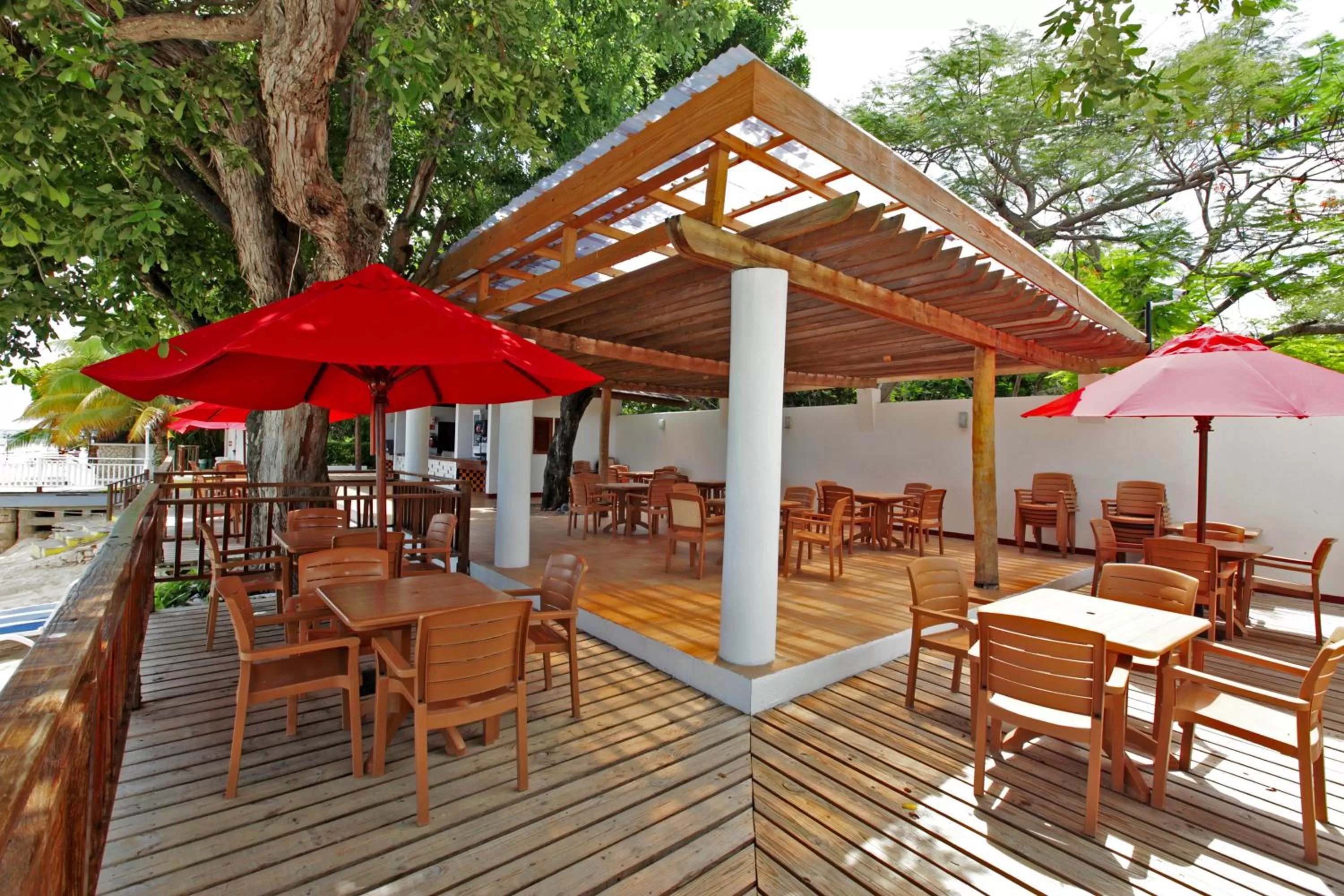 Patio in Grand Decameron Montego Beach, A Trademark All-Inclusive Resort
