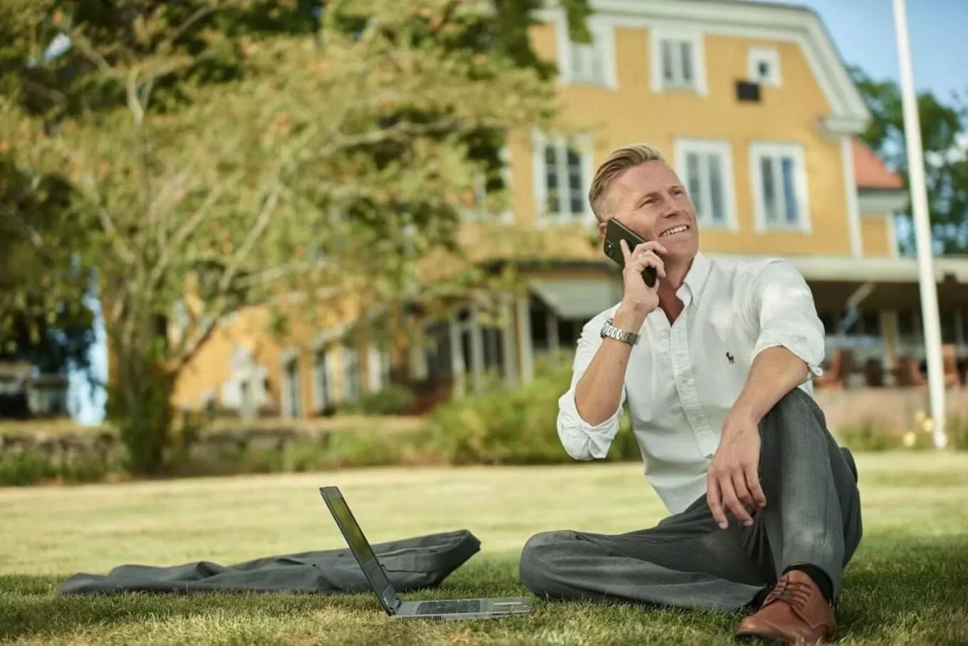 Patio in Knistad Herrgård