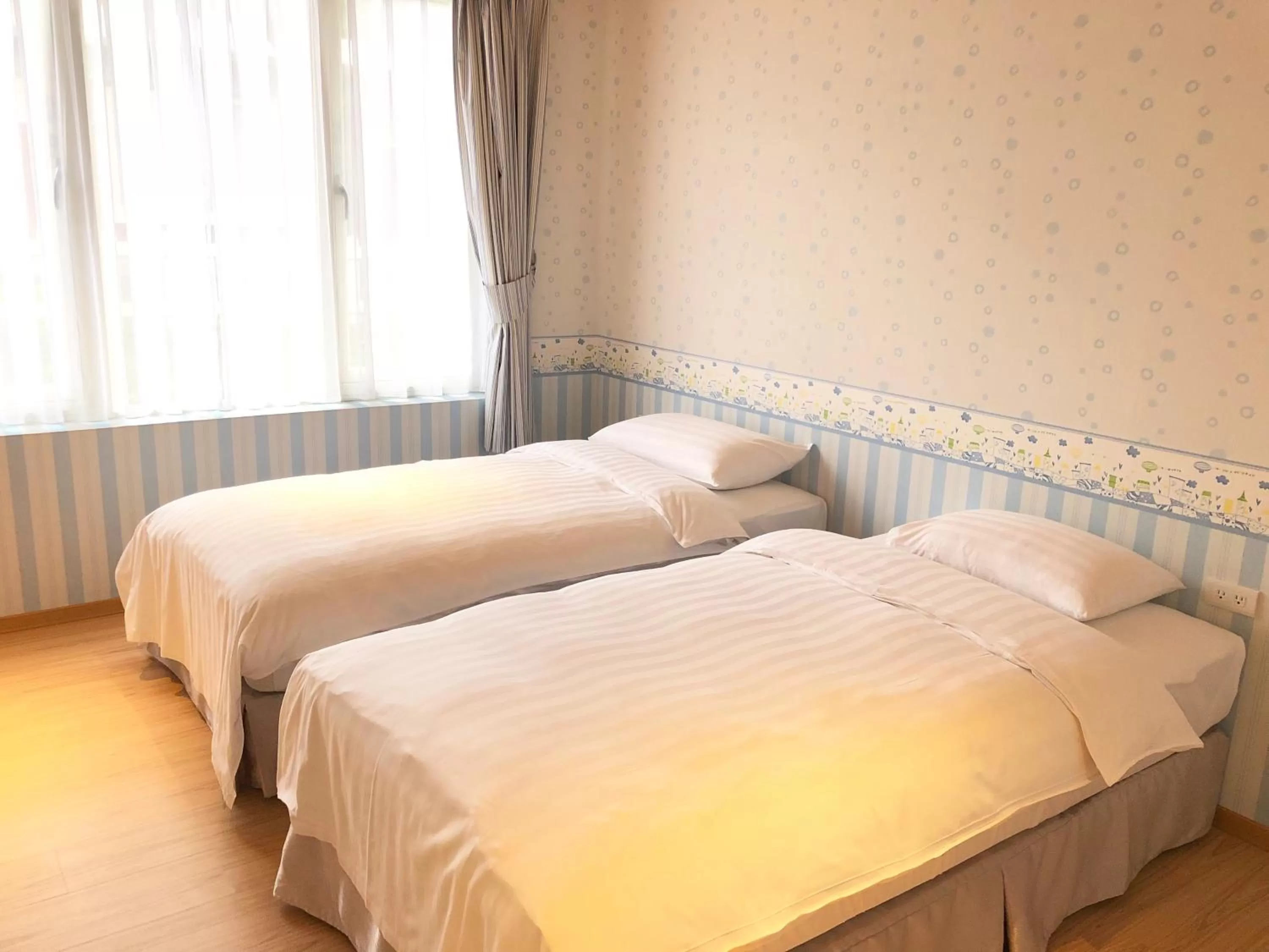 Bed in American Village Resort