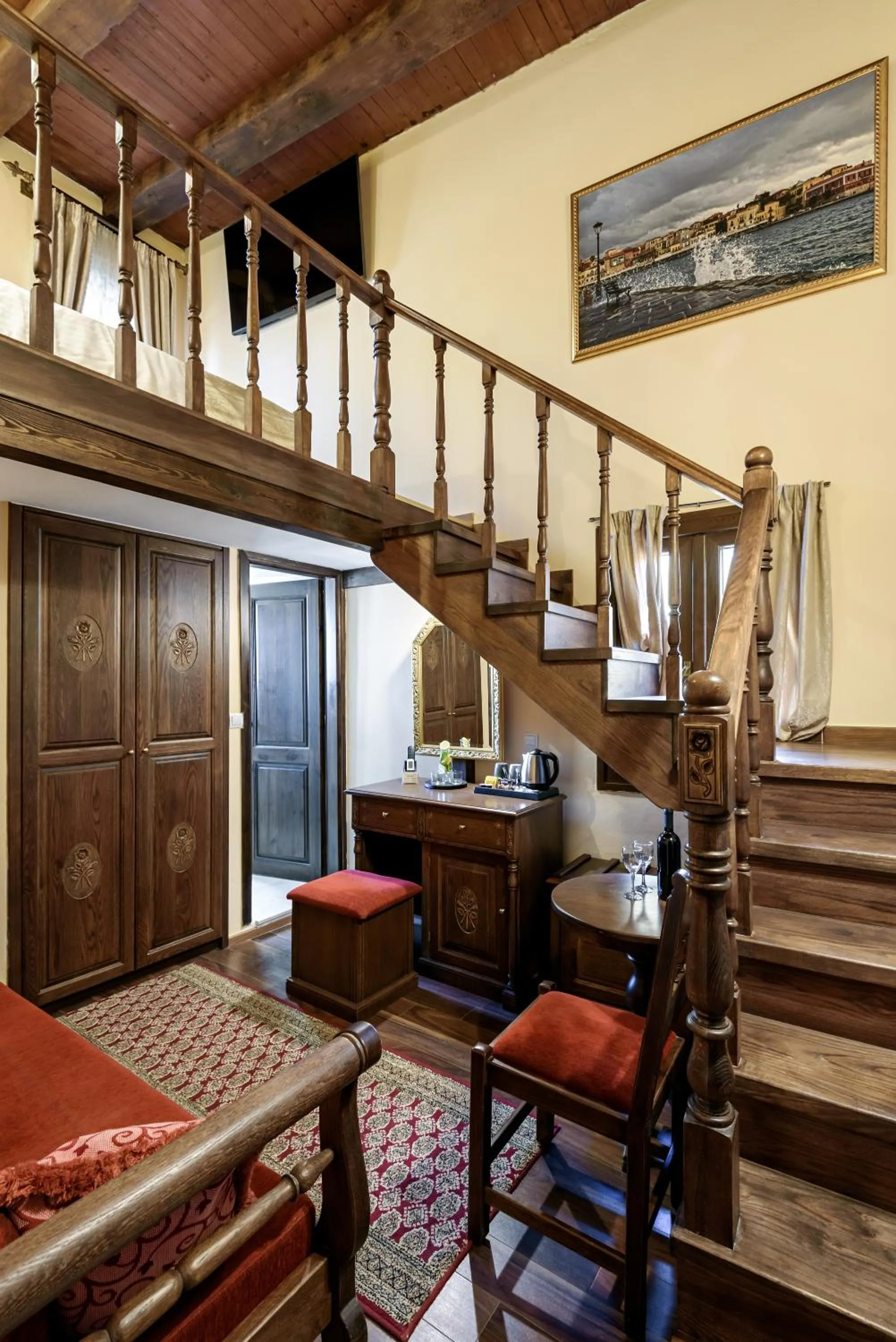 Photo of the whole room, Bed in Porto Del Colombo Traditional Boutique Hotel