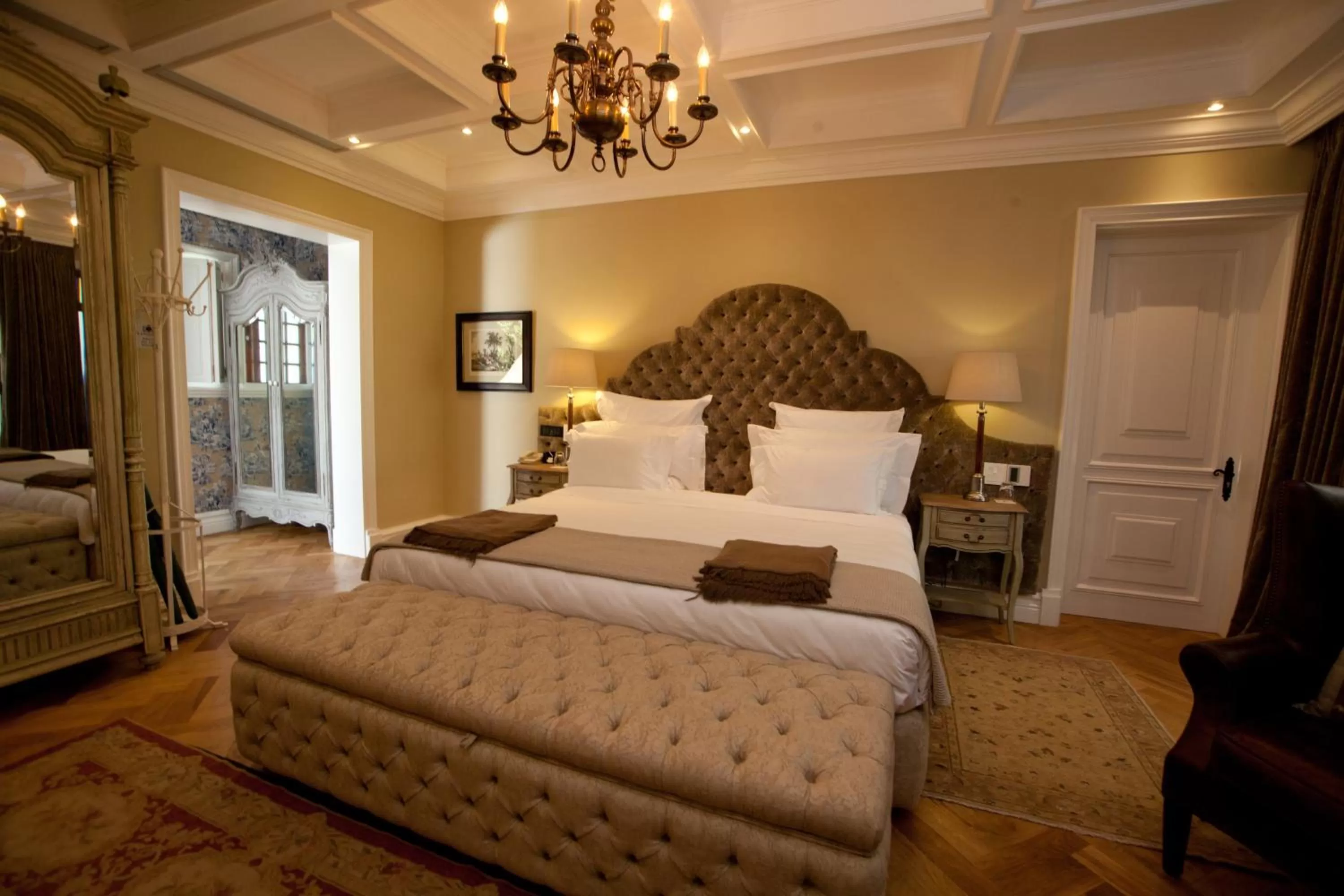 Bed in Lanzerac Hotel & Spa