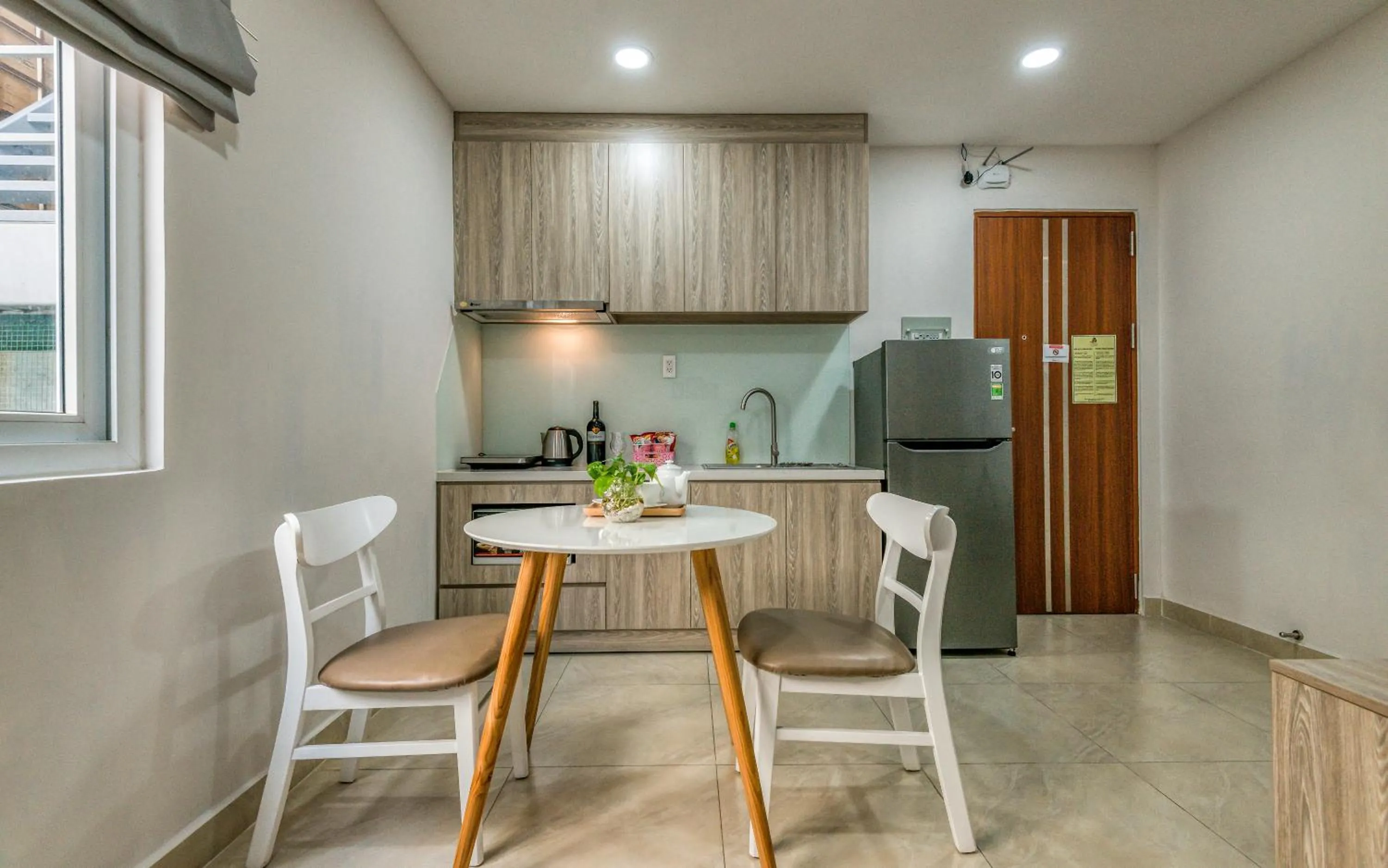 kitchen in Cherry Hotel and Apartment