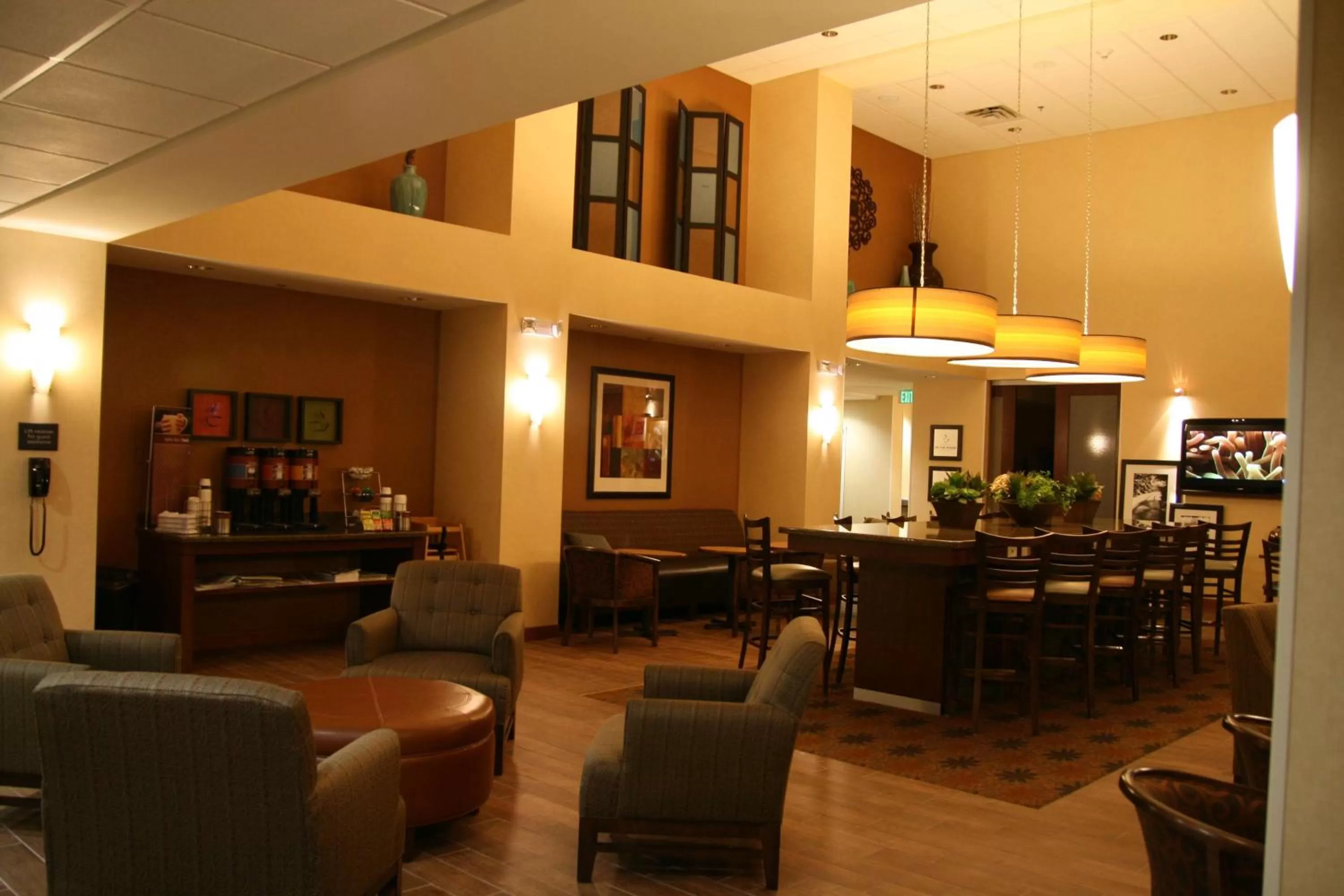 Lobby or reception in Hampton Inn and Suites Pueblo/North