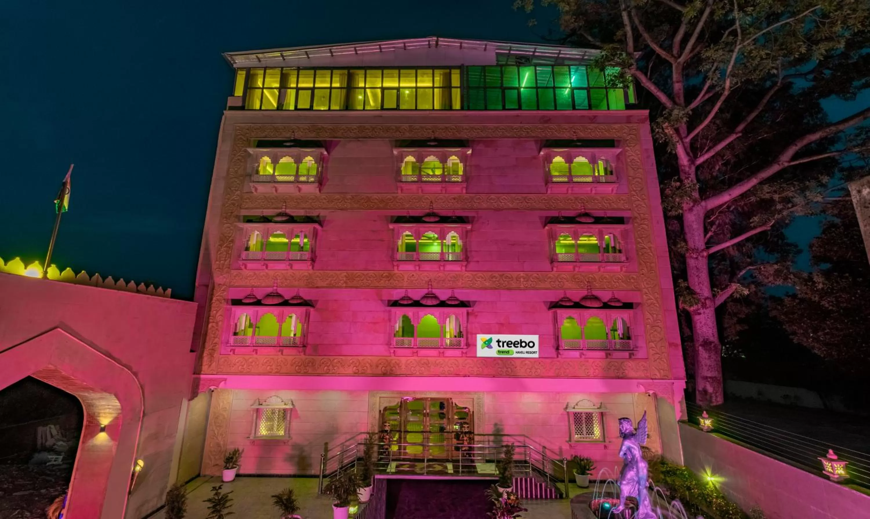 Property Building in Treebo Trend Haveli Resort Roots Bhupatwala