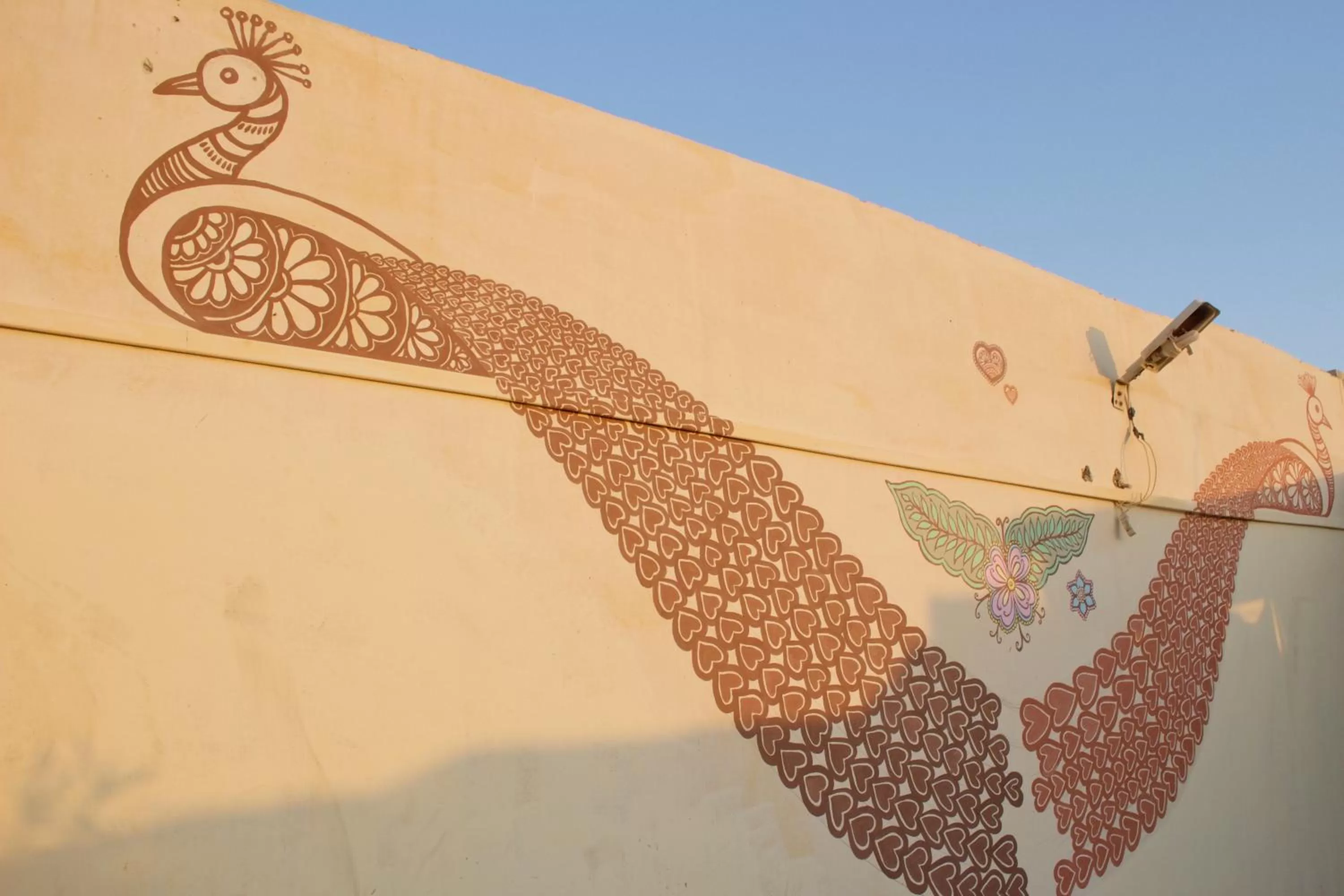 Patio in Hotel Desert