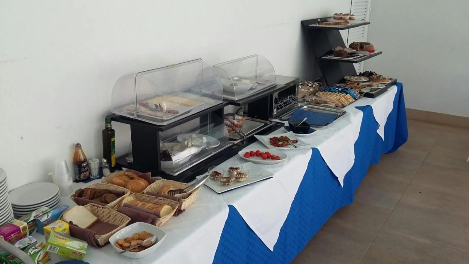 Continental breakfast in Hotel Miramare