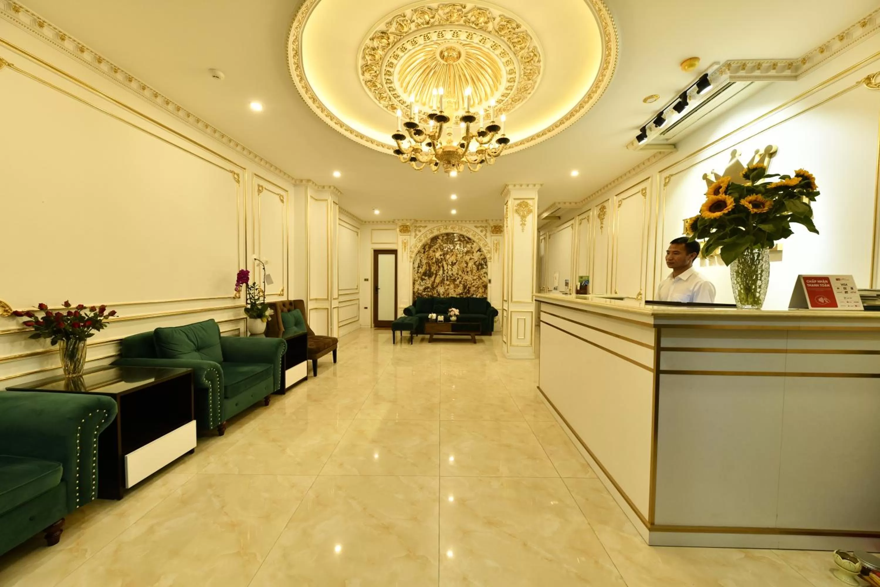 Lobby or reception in Kingdom Hotel Hanoi