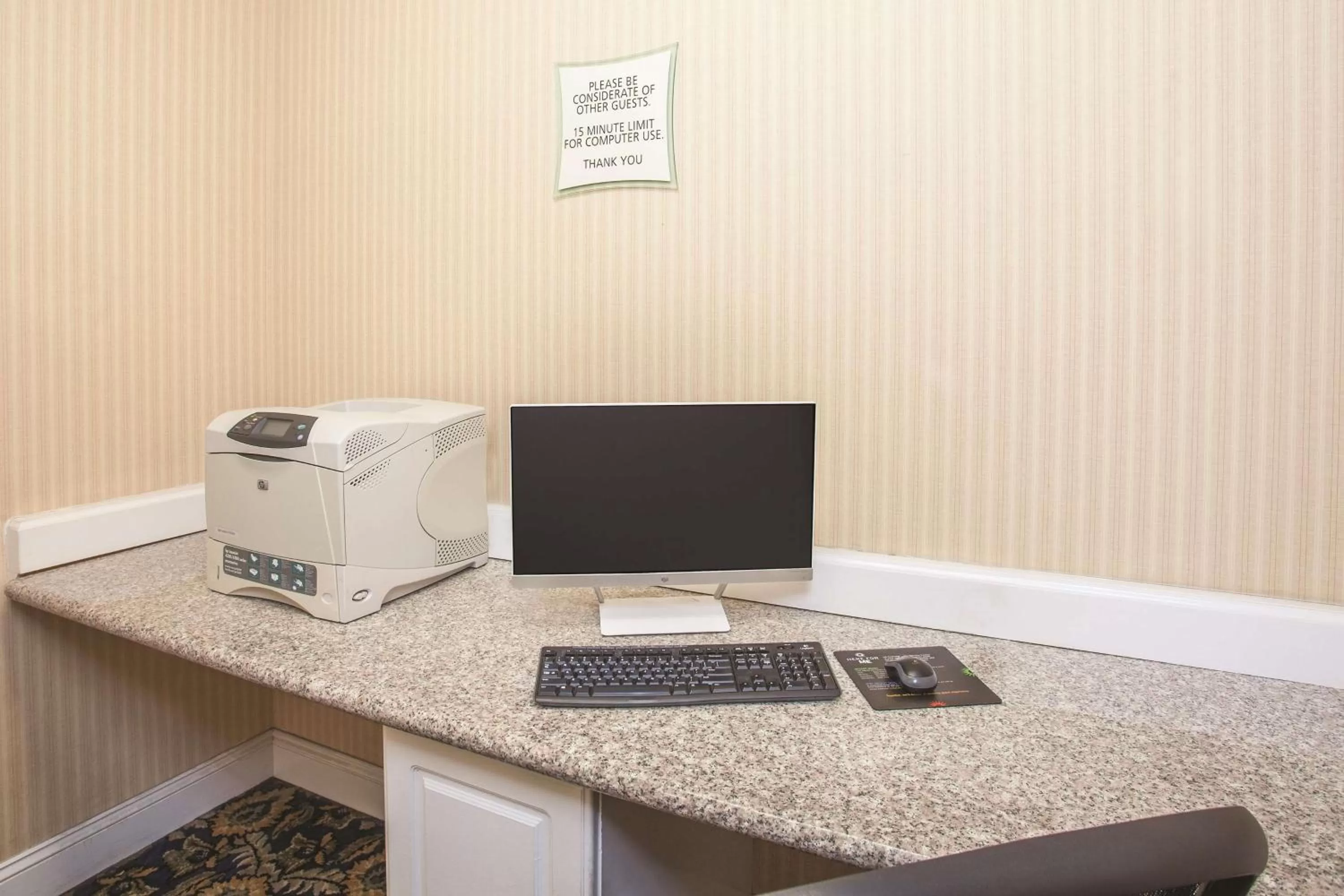 On site in La Quinta Inn by Wyndham Berkeley