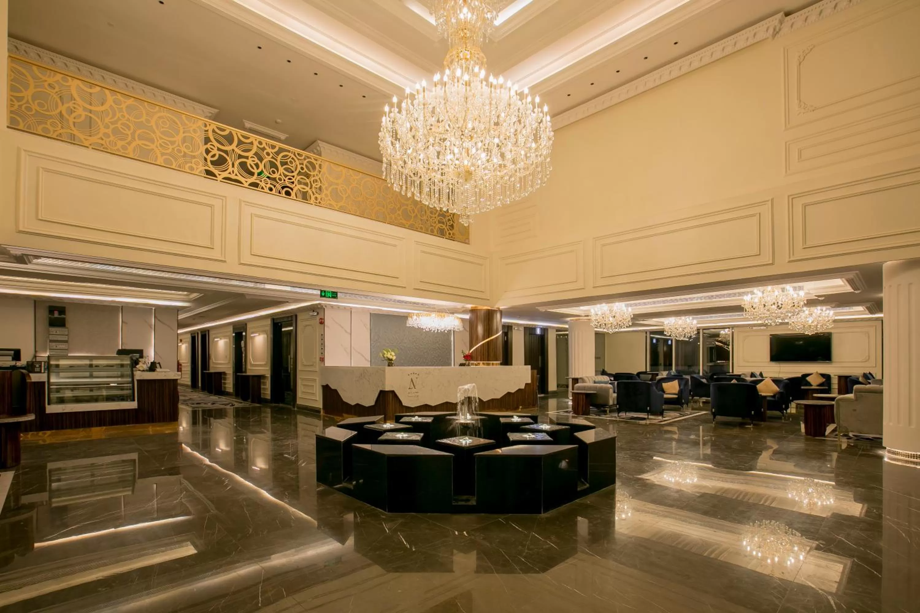 Seating area in Luxury Night Al Munsiyah