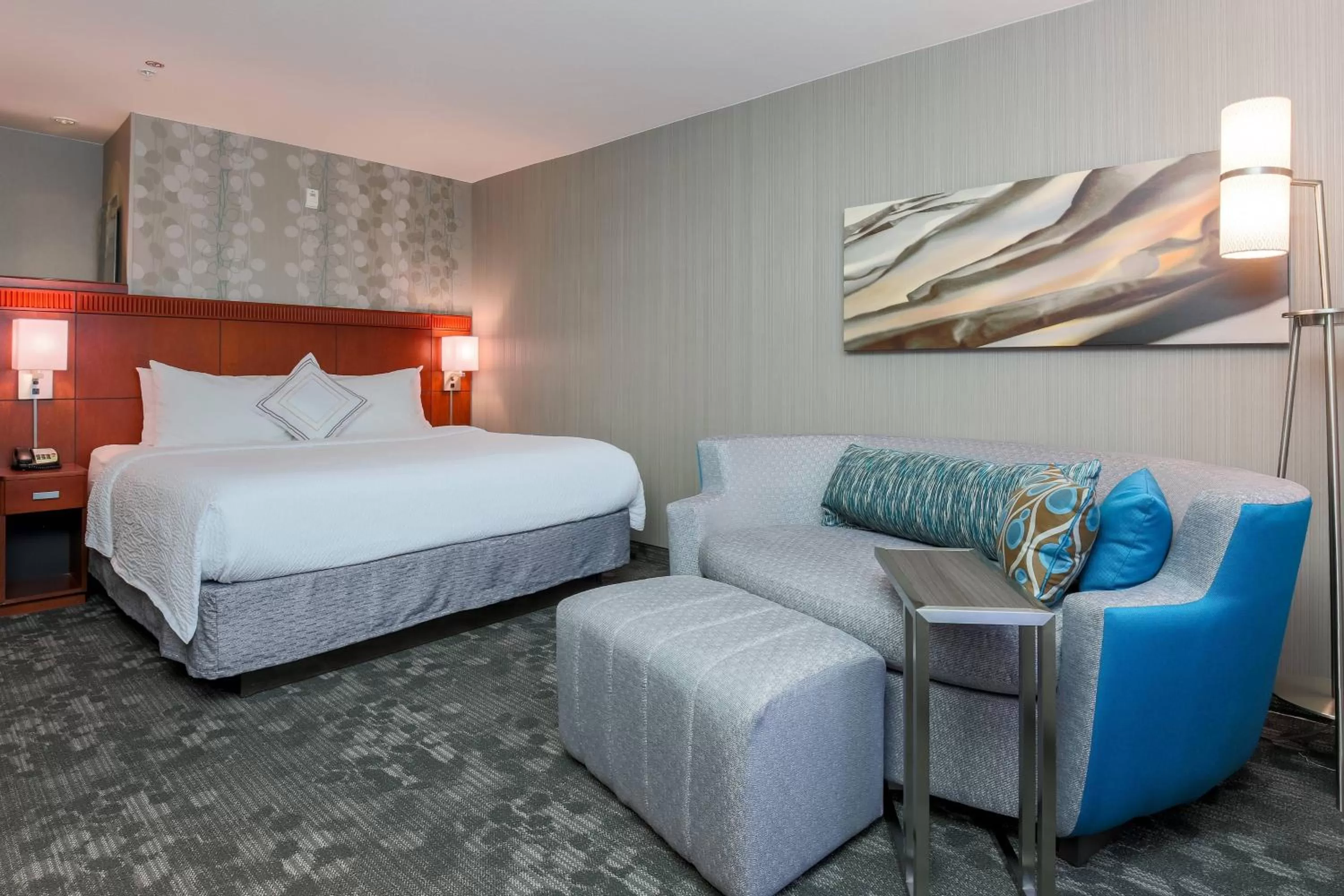 King Room with Sofa Bed - Hearing Accessible in Courtyard By Marriott Las Vegas Stadium Area