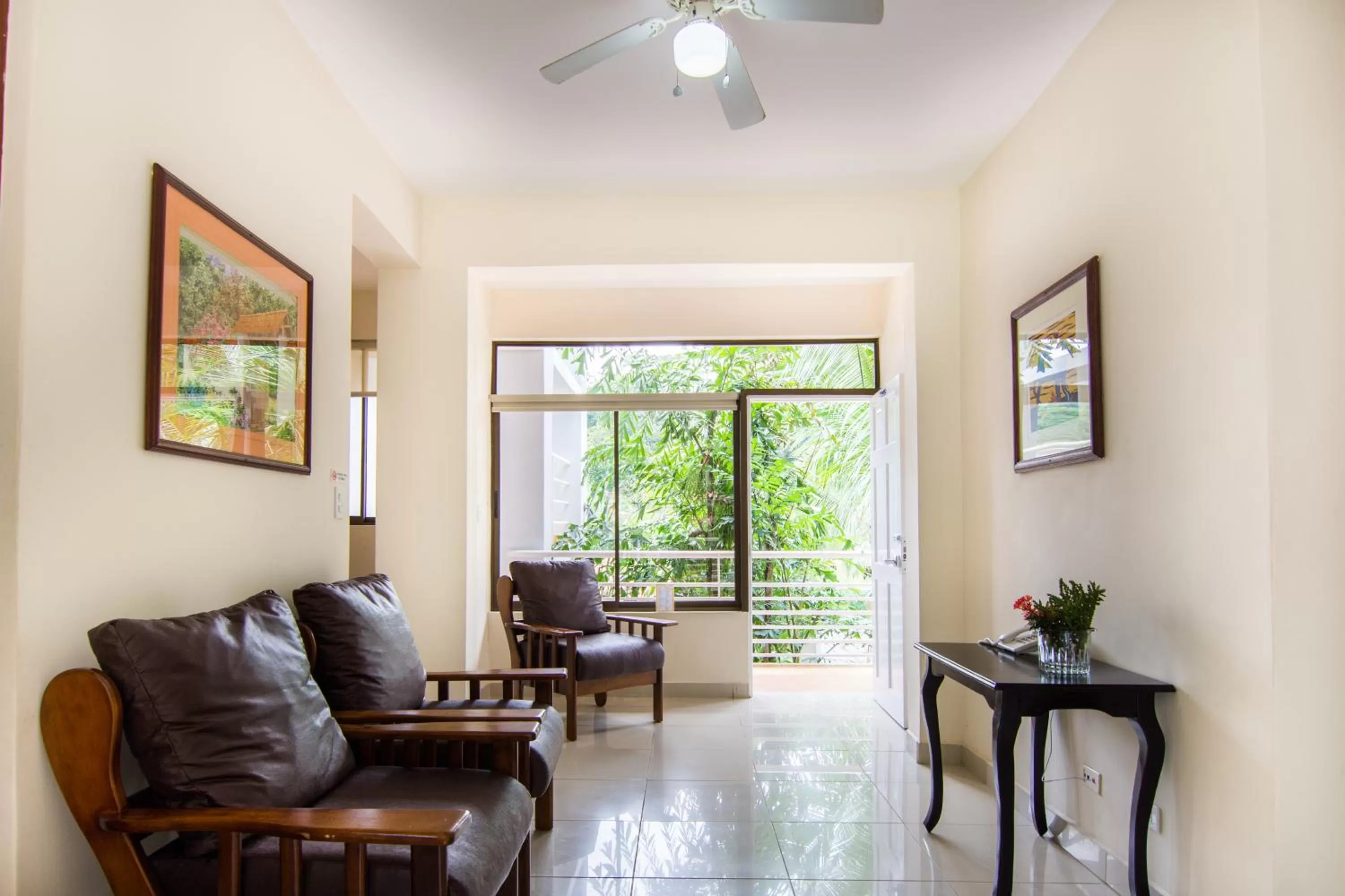 Seating area in Hotel Punta Leona