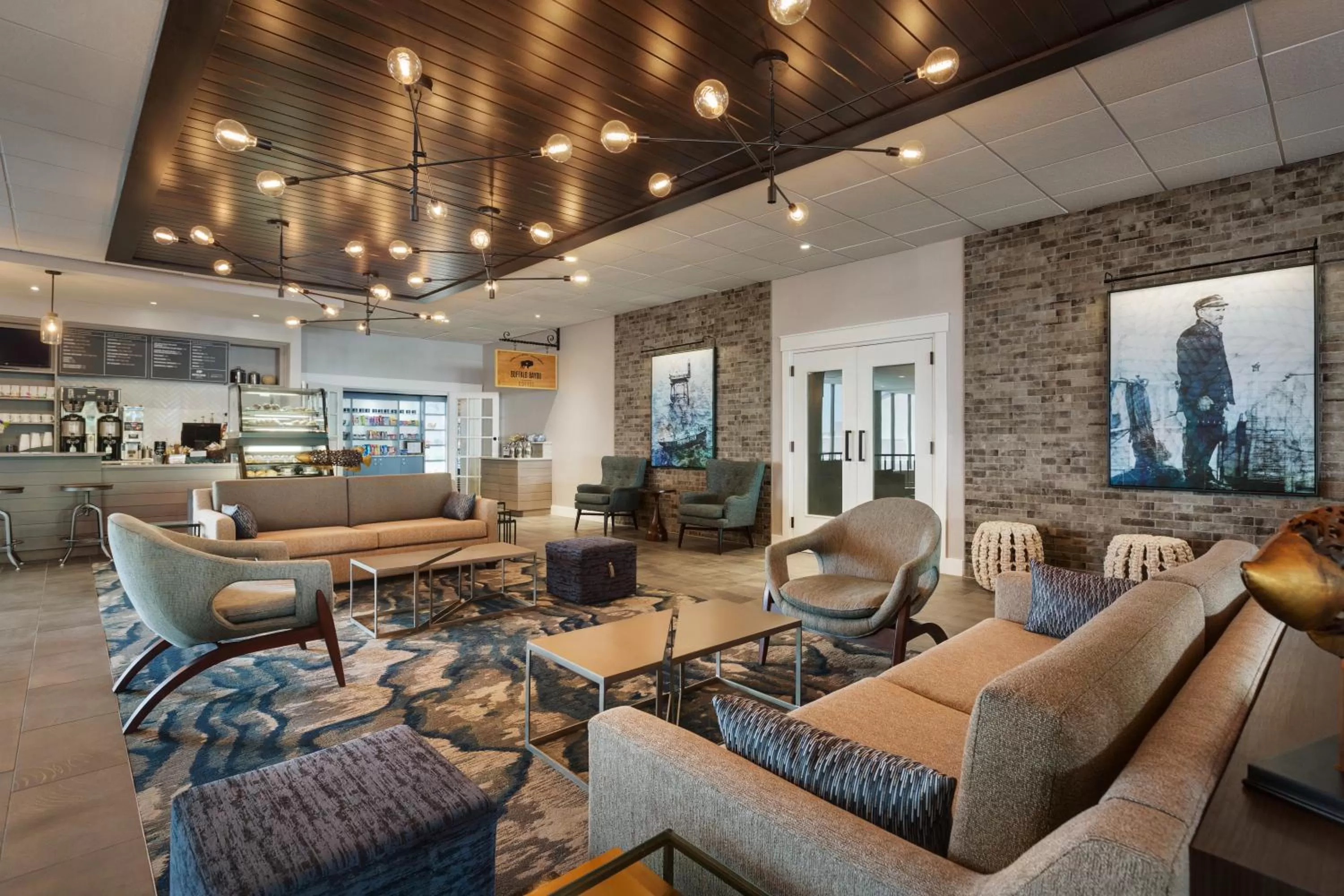 Lobby or reception in Hotel Ballast Wilmington, Tapestry Collection by Hilton