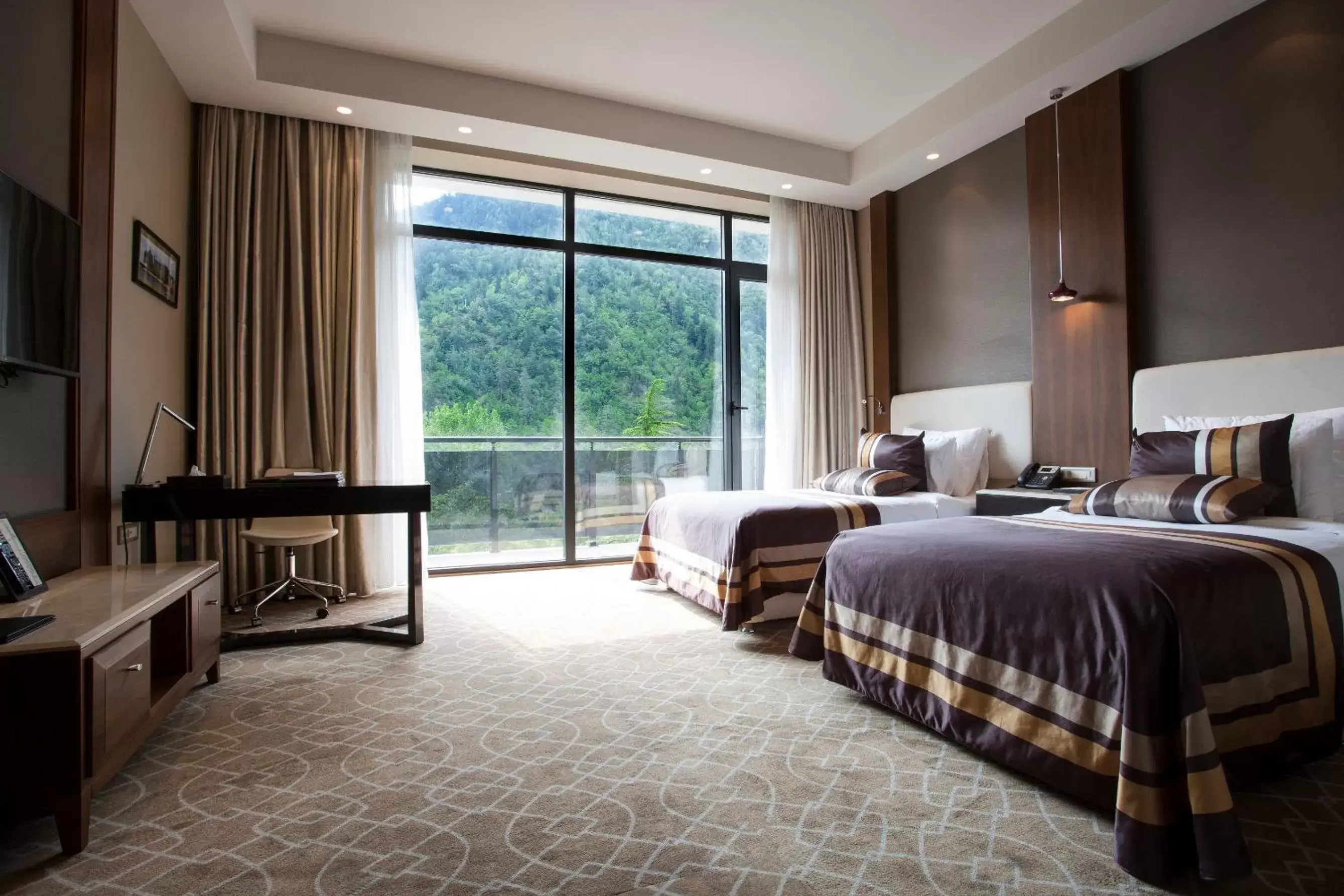 Deluxe Twin Room in Borjomi Likani Health & Spa Centre Deluxe Twin Room in Borjomi Likani Health & Spa Centre