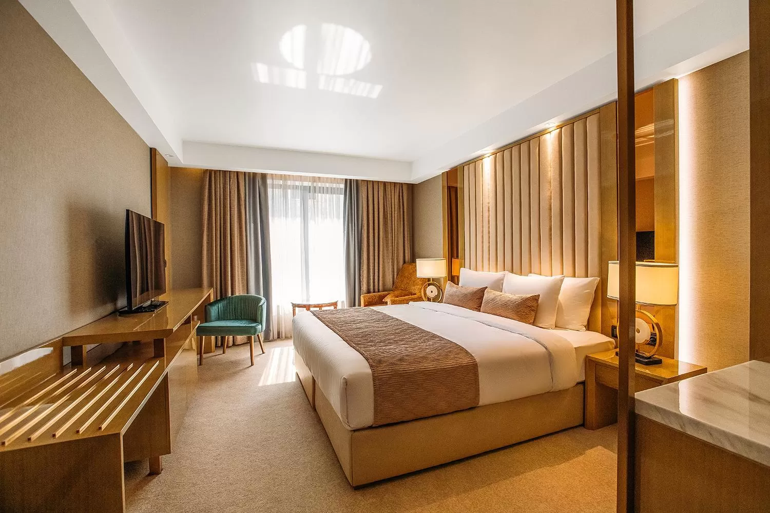 Photo of the whole room, Bed in Marjan Plaza Hotel