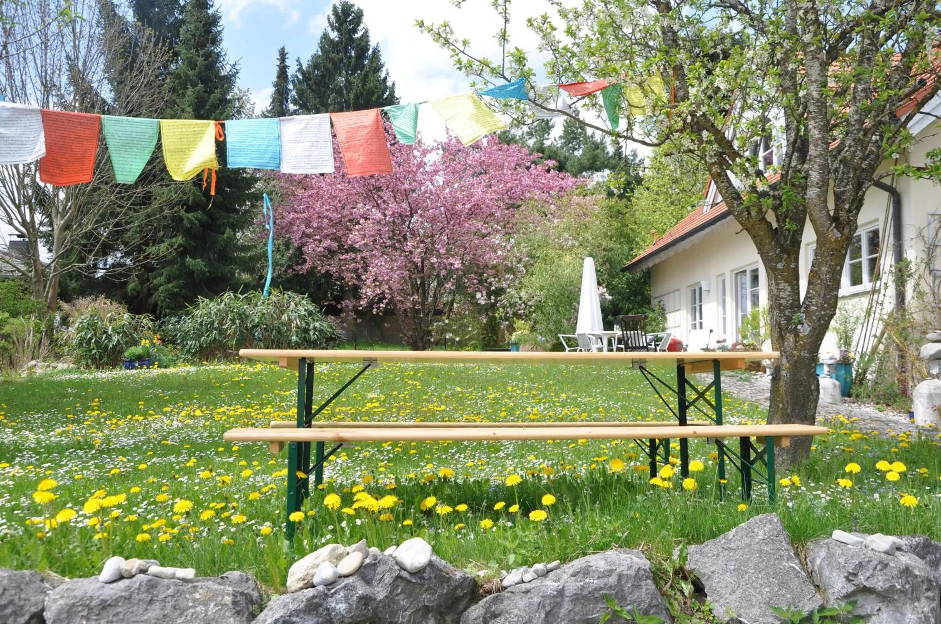 Garden in Bed and Breakfast Bavaria München