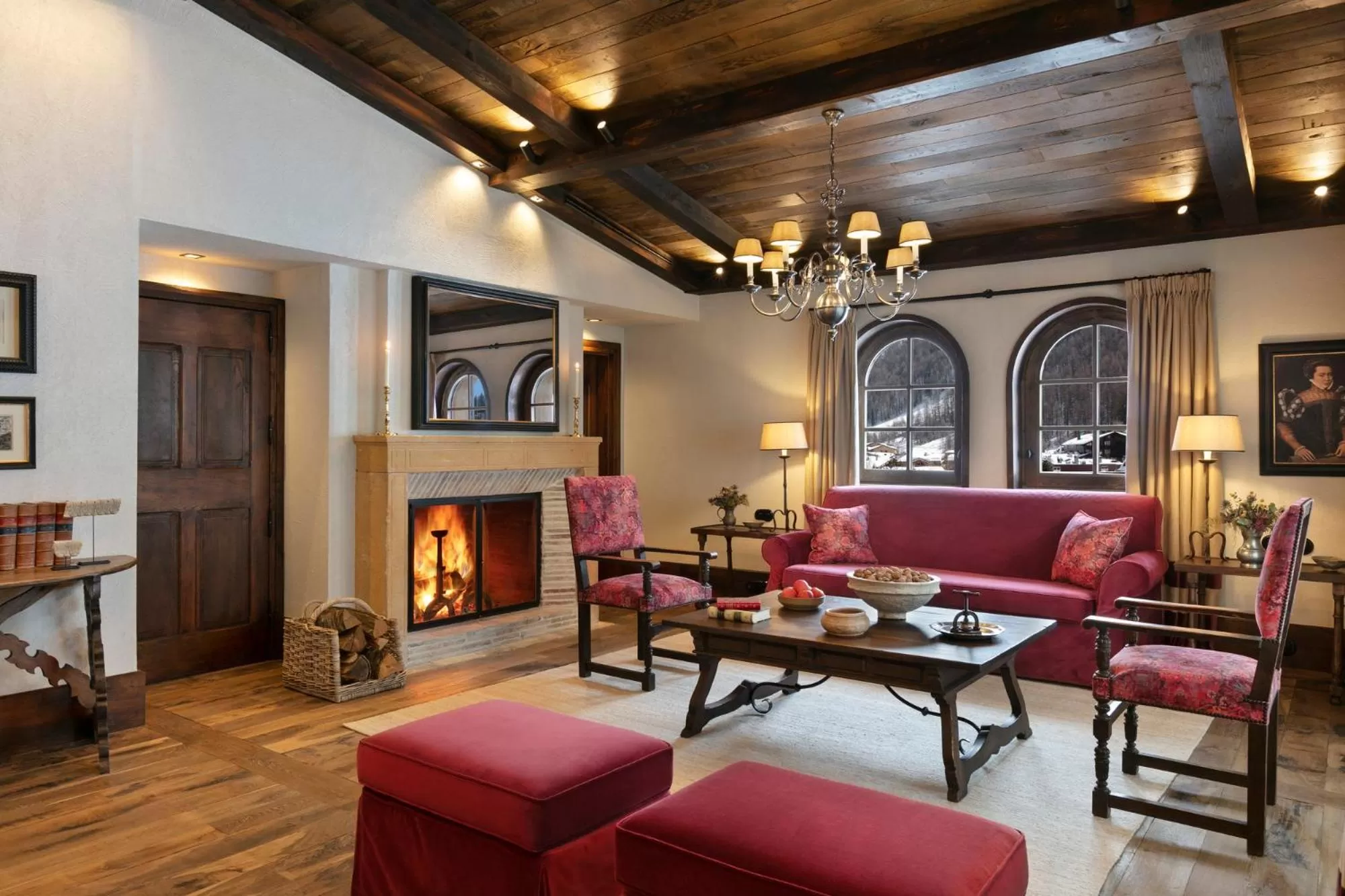 Living room in Airelles Val d'Isère