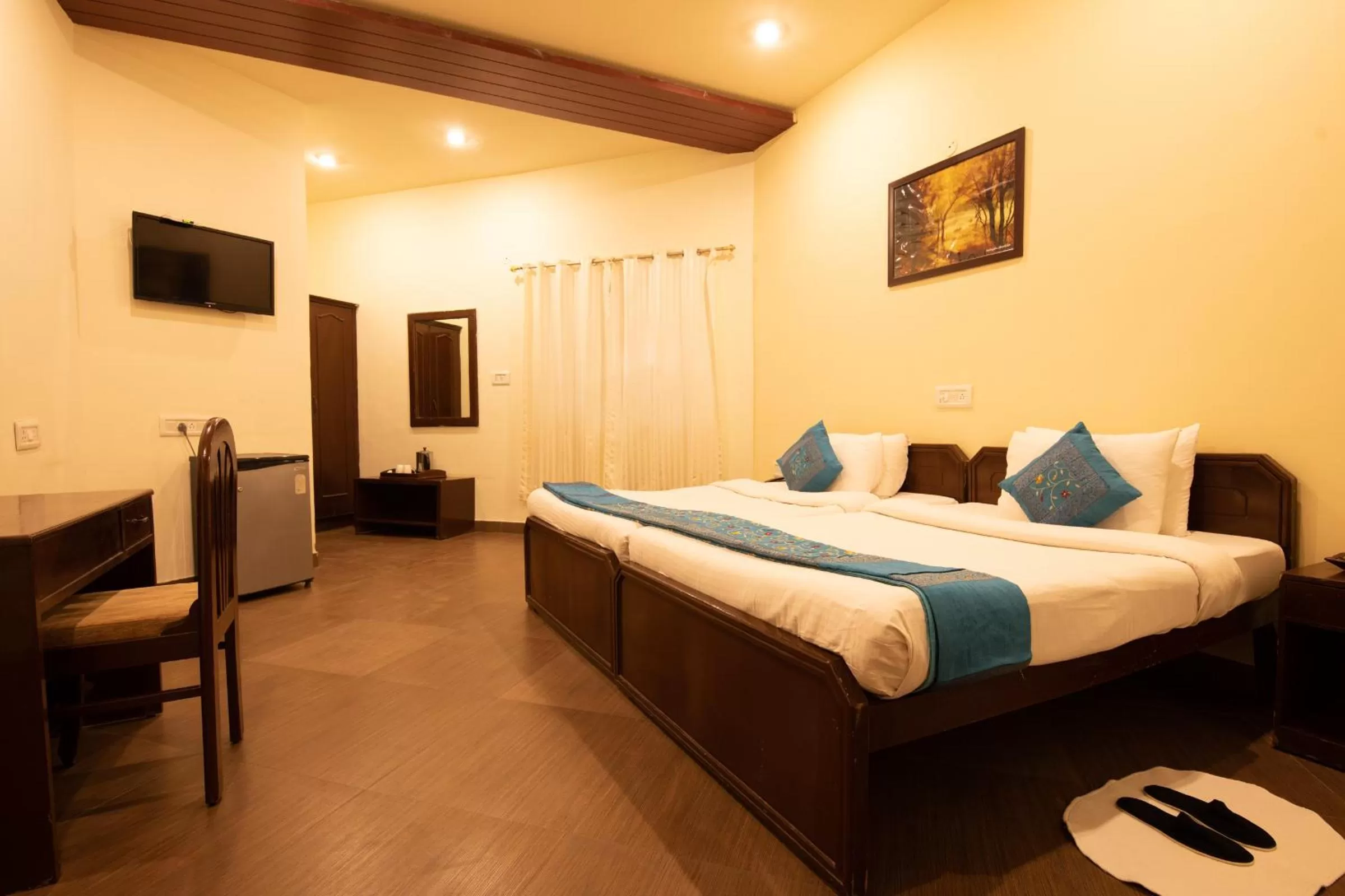 Bed in The Fern Ranthambore Forest Resort Rajasthan