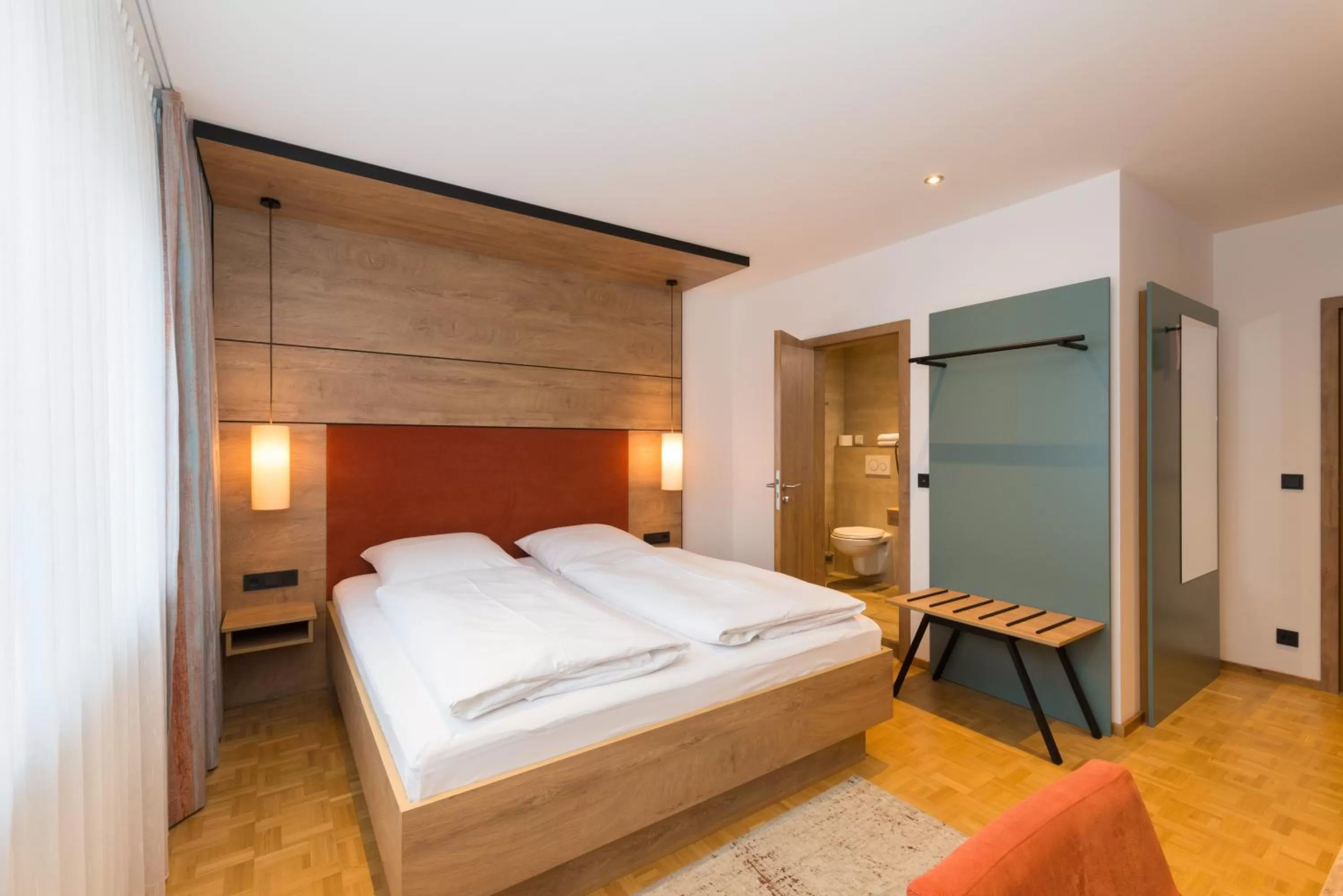 Bed in Hotel SCHNEIDER