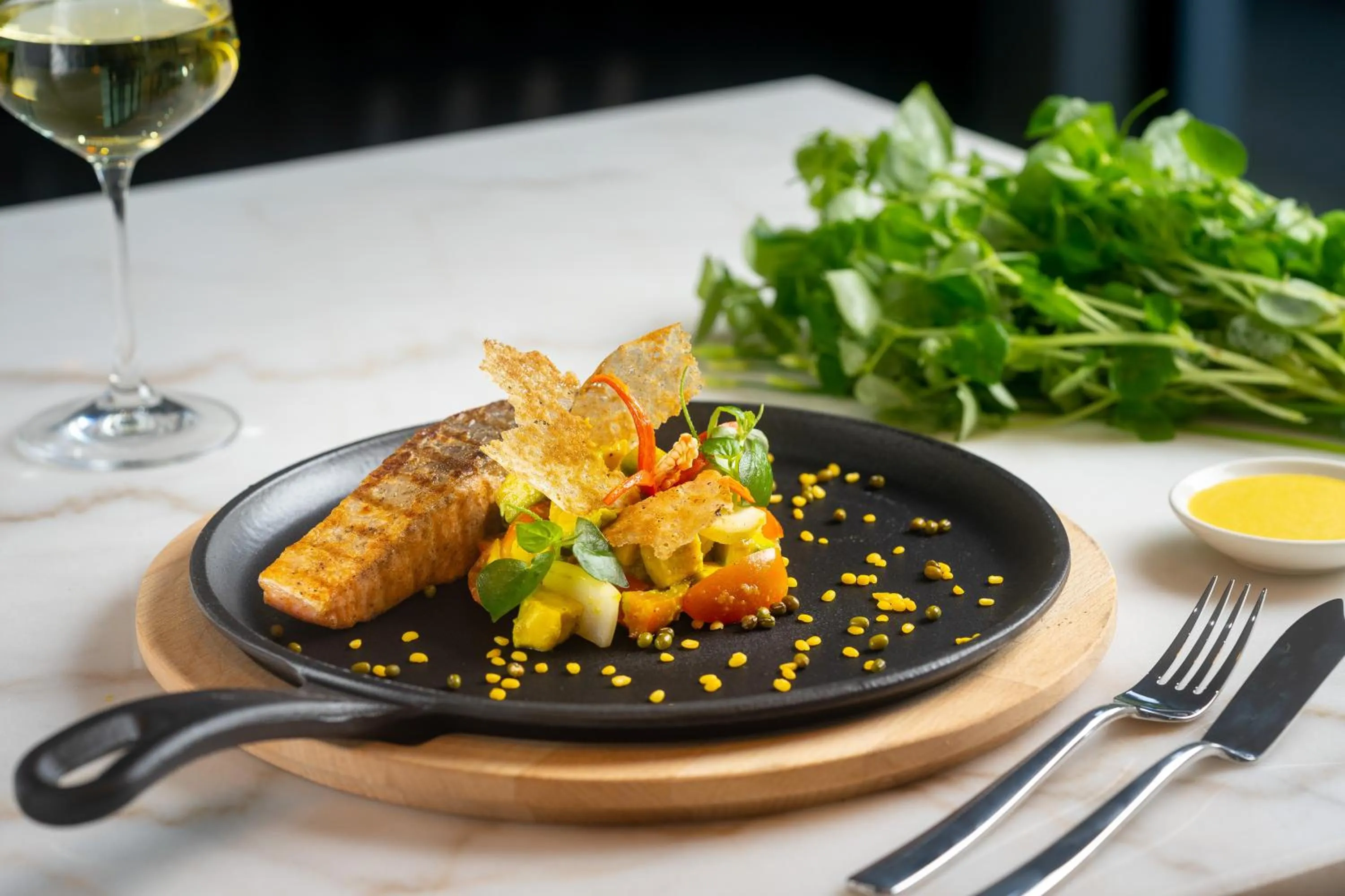 Food close-up in Phka Chan Hotel